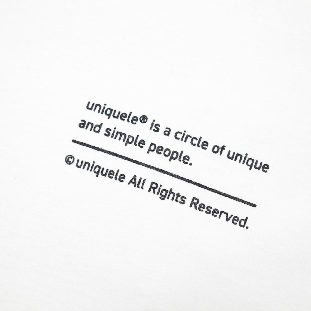 uniquele　MOCK CREW NECK  モックネック クルーネック Tシャツ MN2001 WHITE ホワイト