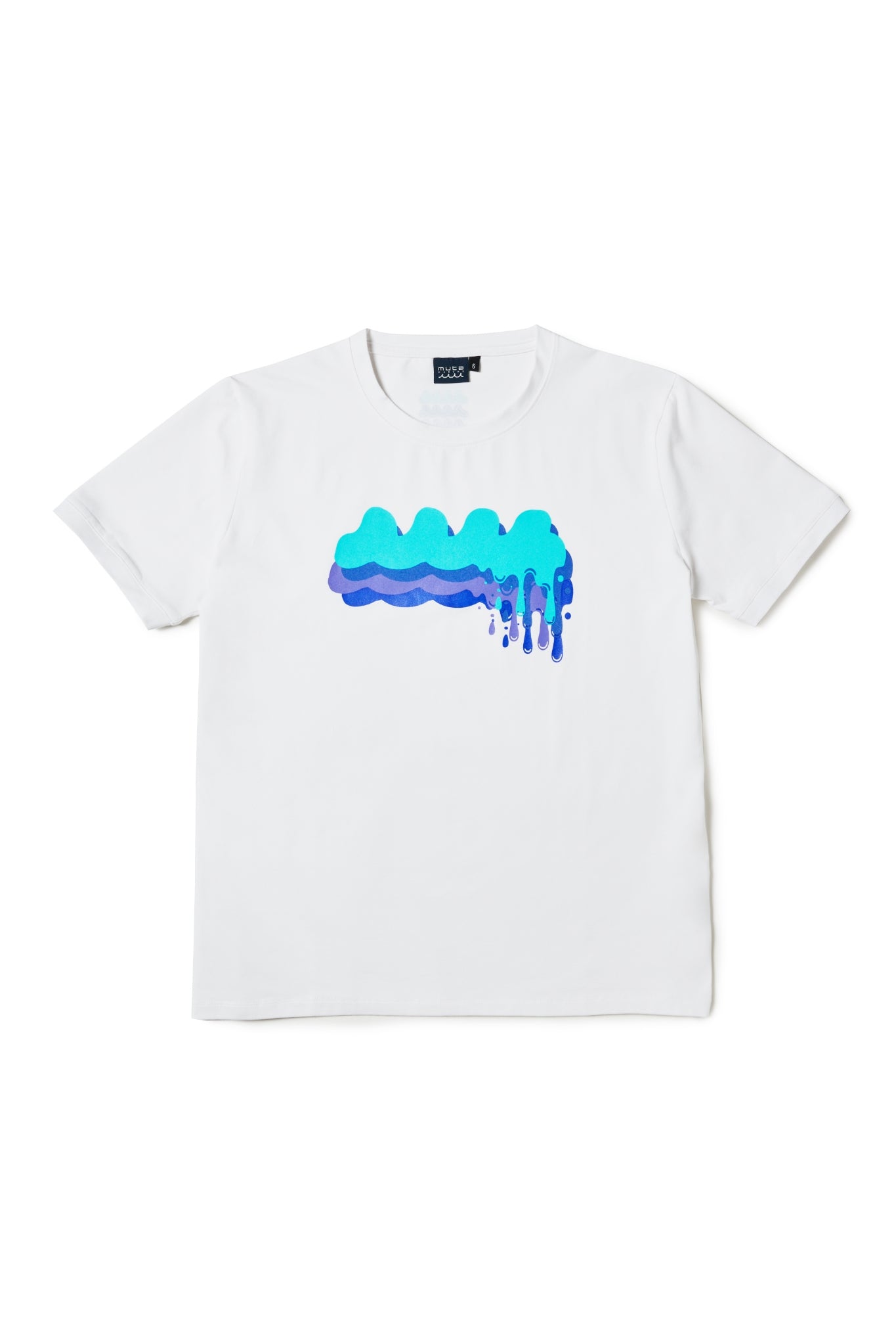 MELT WAVE Tシャツ MMAX-434461 / WHITE×BLUE