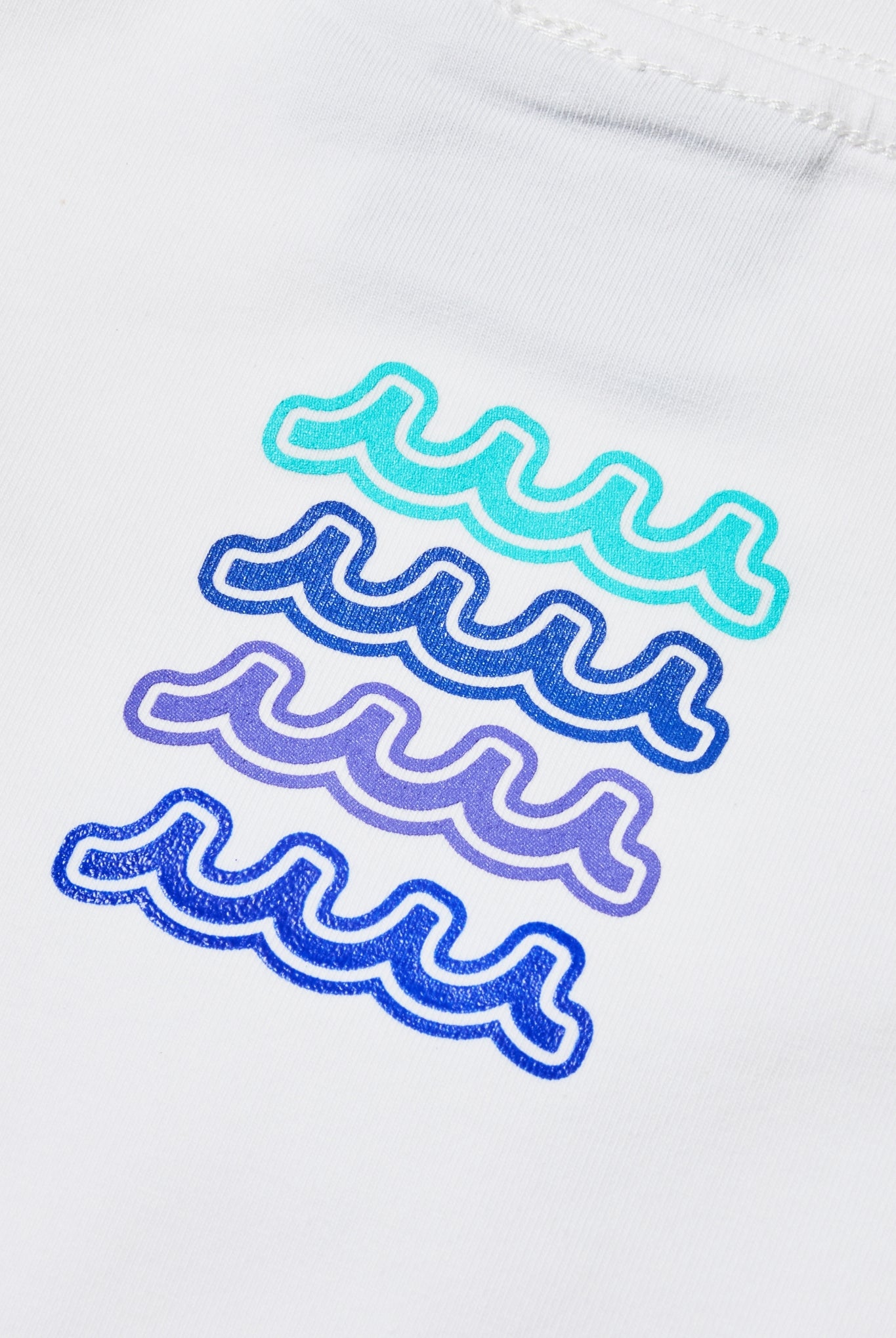 MELT WAVE Tシャツ MMAX-434461 / WHITE×BLUE