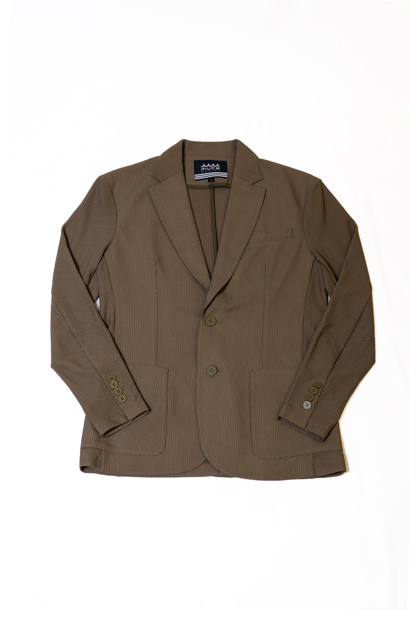 muta MARINE ムータ ストレッチメッシュシングルジャケット MMSG-230745 KHAKI