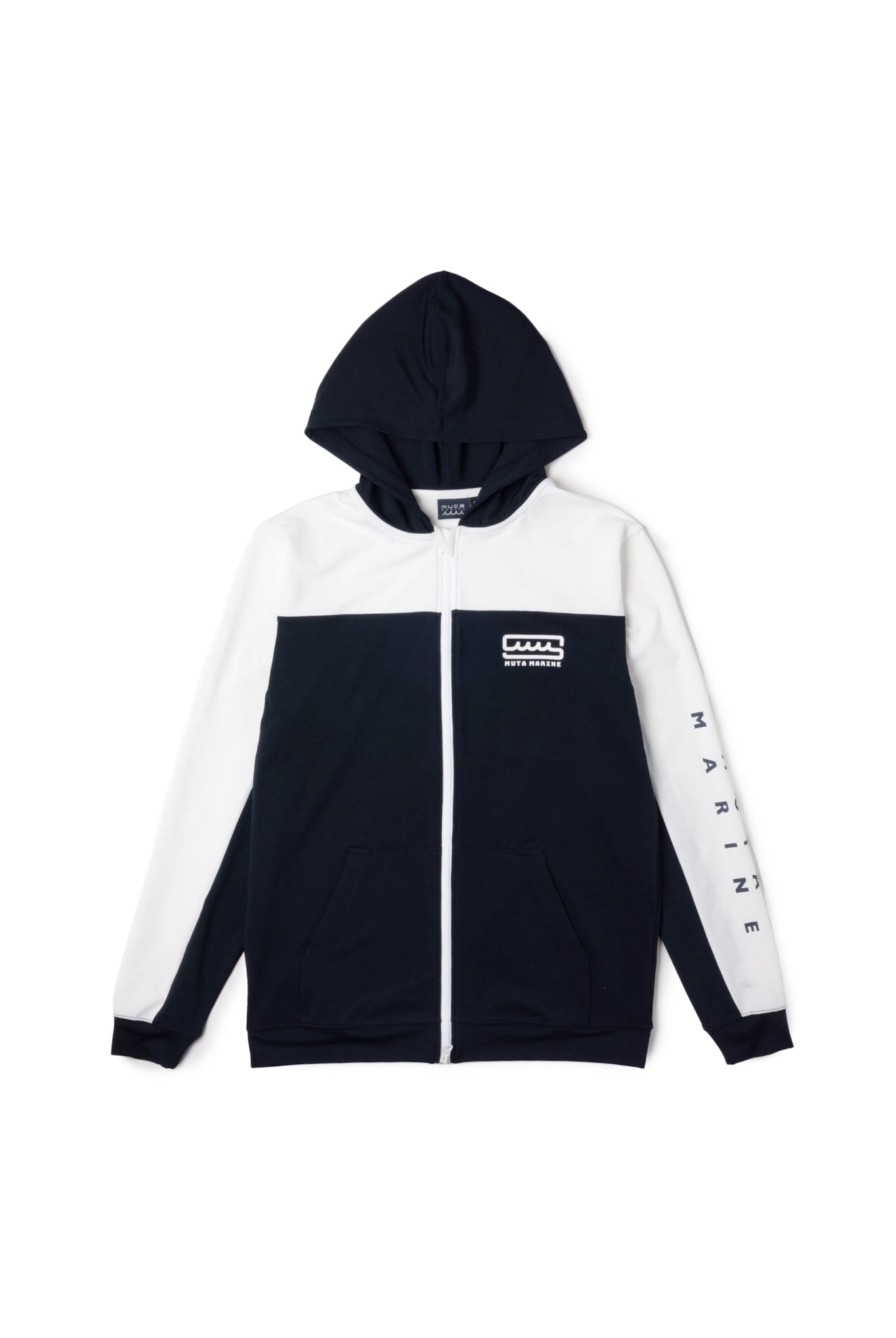 ラッシュパーカー (バイカラー) MMTK-435056 / WHITE×NAVY