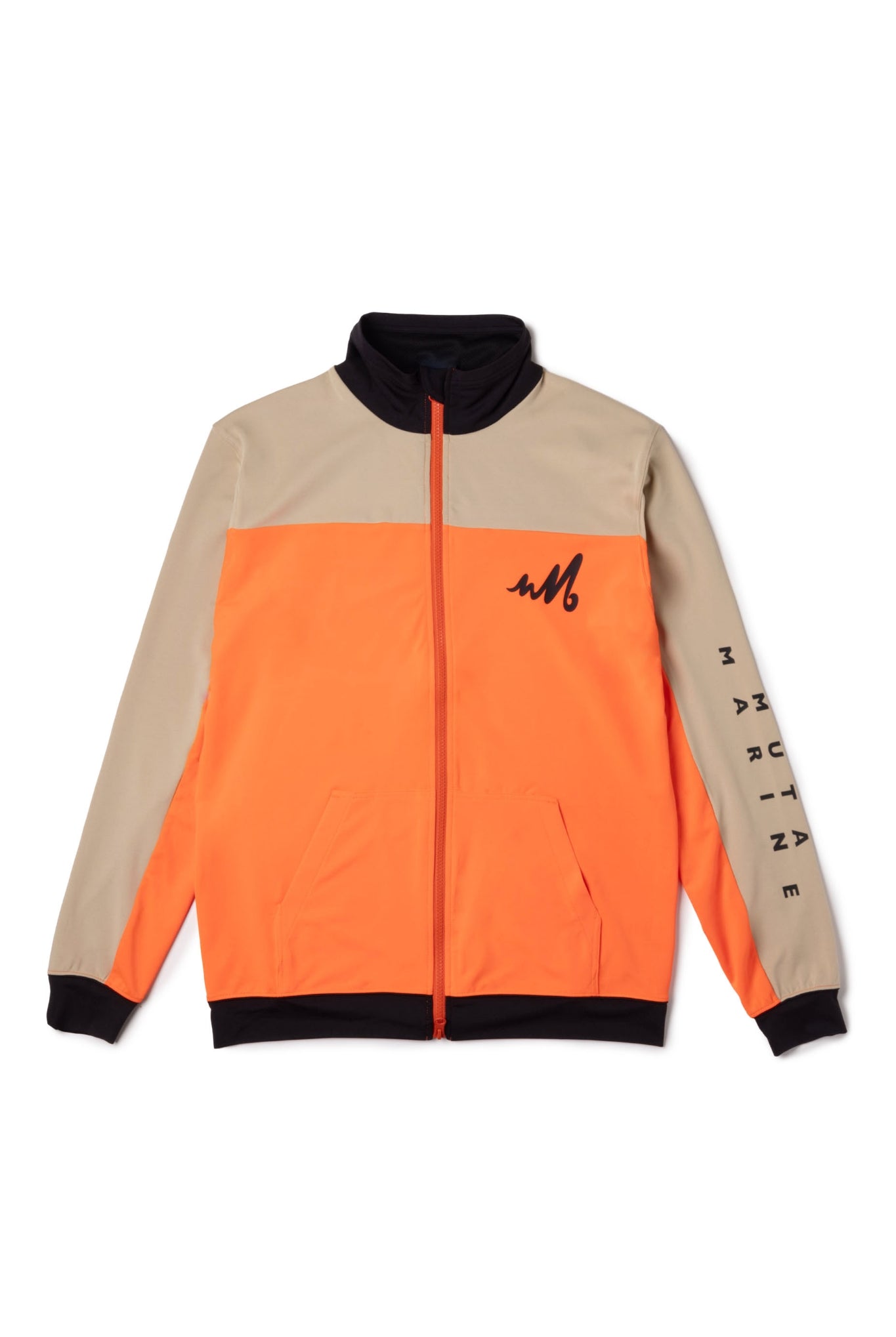 スタンド ラッシュパーカー (バイカラー) MMTK-435058 / BEIGE×ORANGE