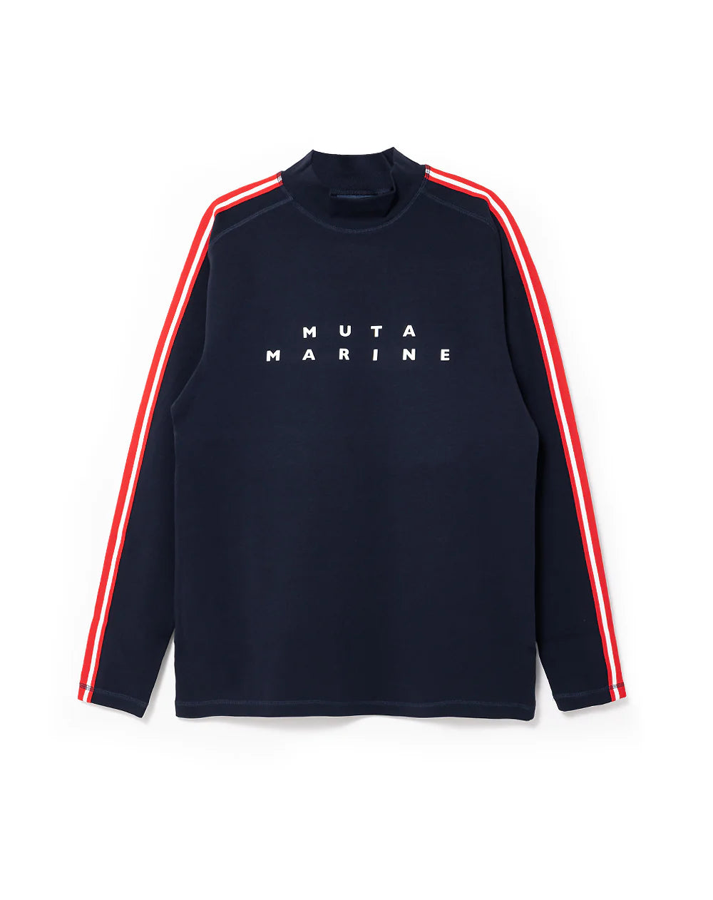 muta MARINE GOLF ムータマリンゴルフ ウォームストレッチポンチ モックネックシャツ NAVY