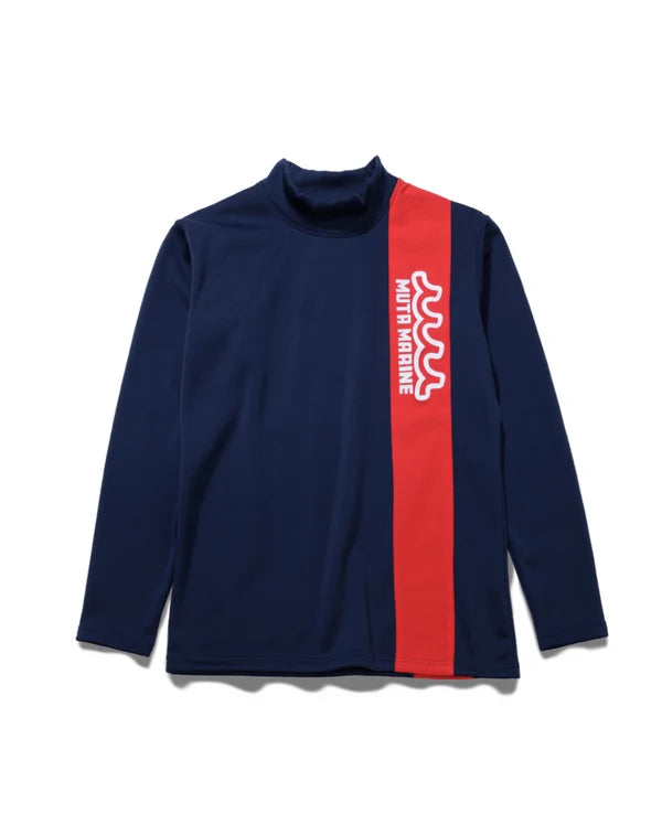 muta MARINE ACANTHUS KARUISHI モックネックプルオーバー