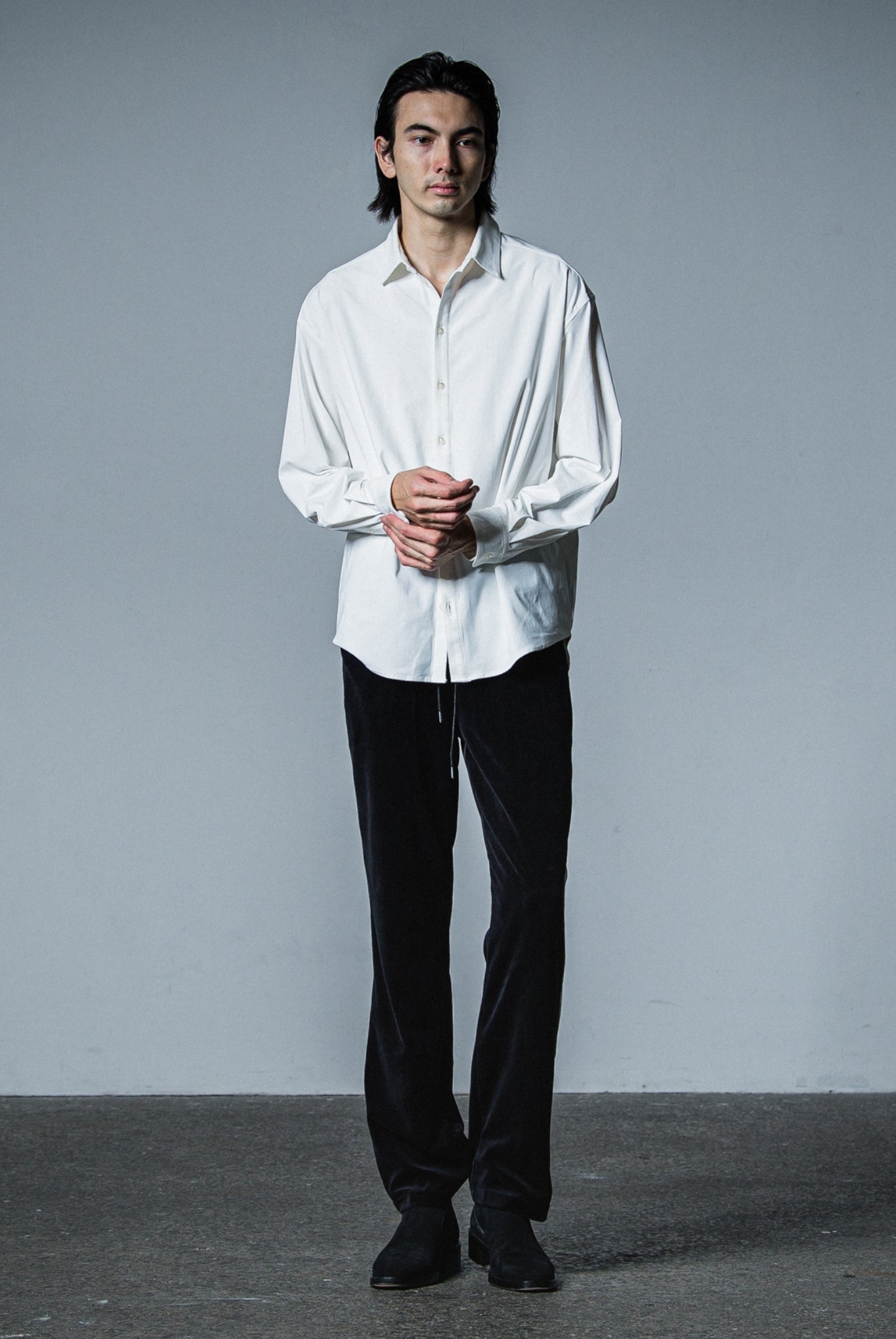 NYLON jack shirts RC33-SH-001 シャツ ストレッチ 速乾 / WHITE