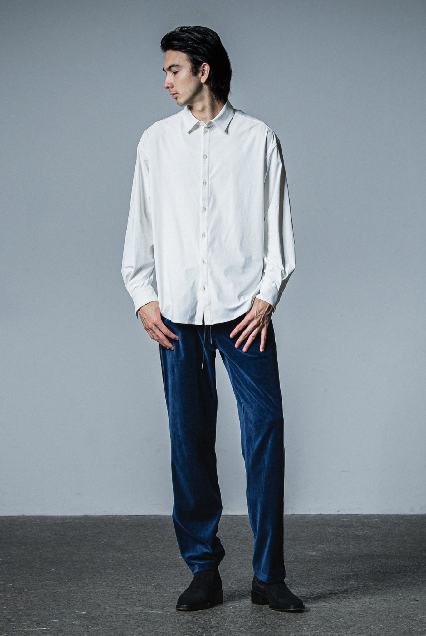 NYLON jack shirts RC33-SH-001 シャツ ストレッチ 速乾 / WHITE