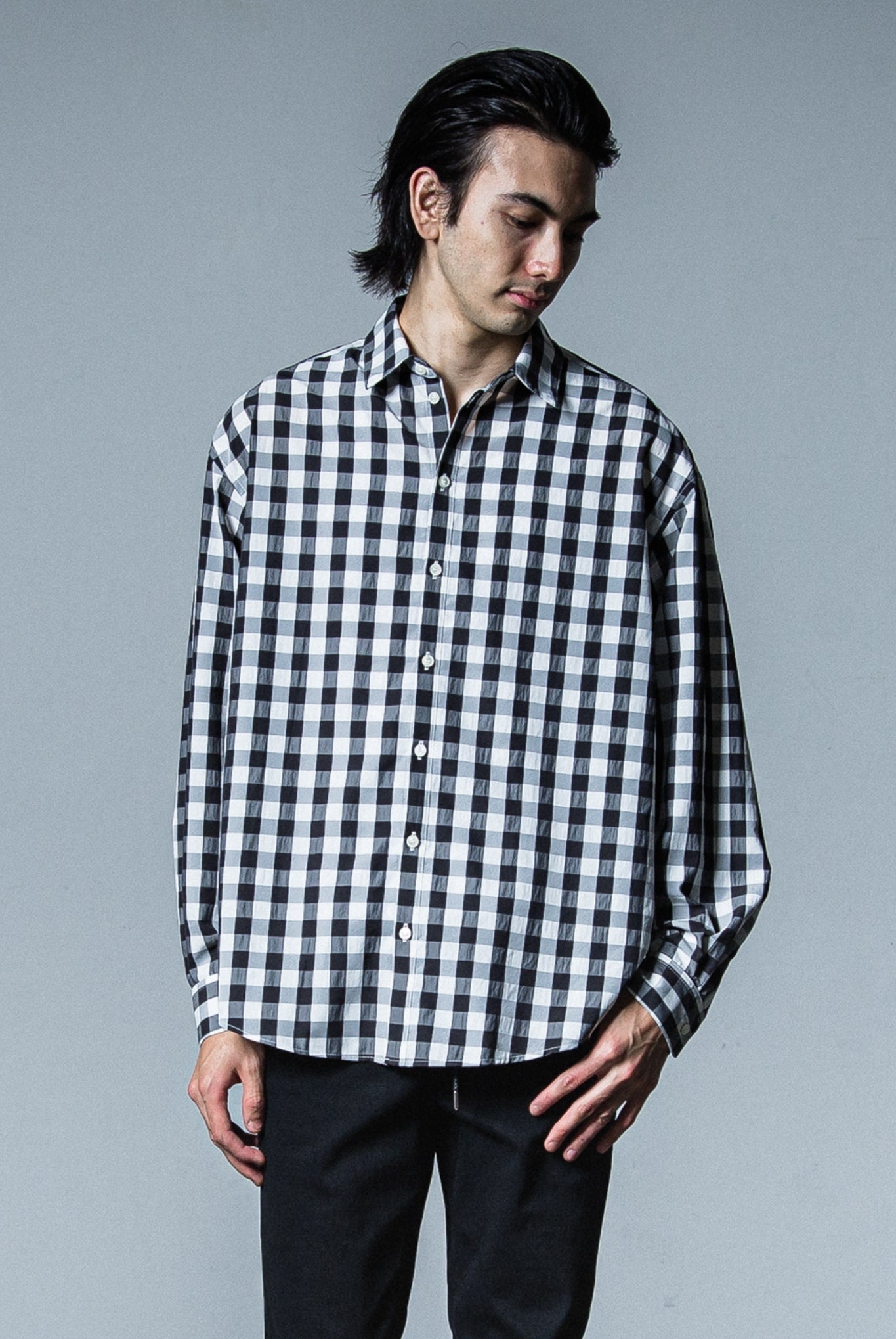 jack shirts (pattern) RC33-SH-001 シャツ チェック 速乾 / BLACK CHECK