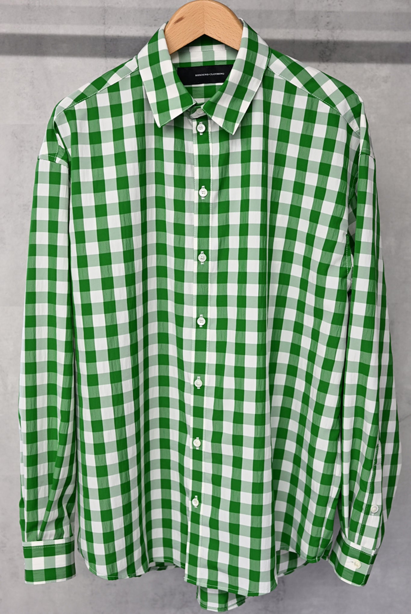 jack shirts (pattern) RC33-SH-001 シャツ チェック 速乾 / GREEN CHECK