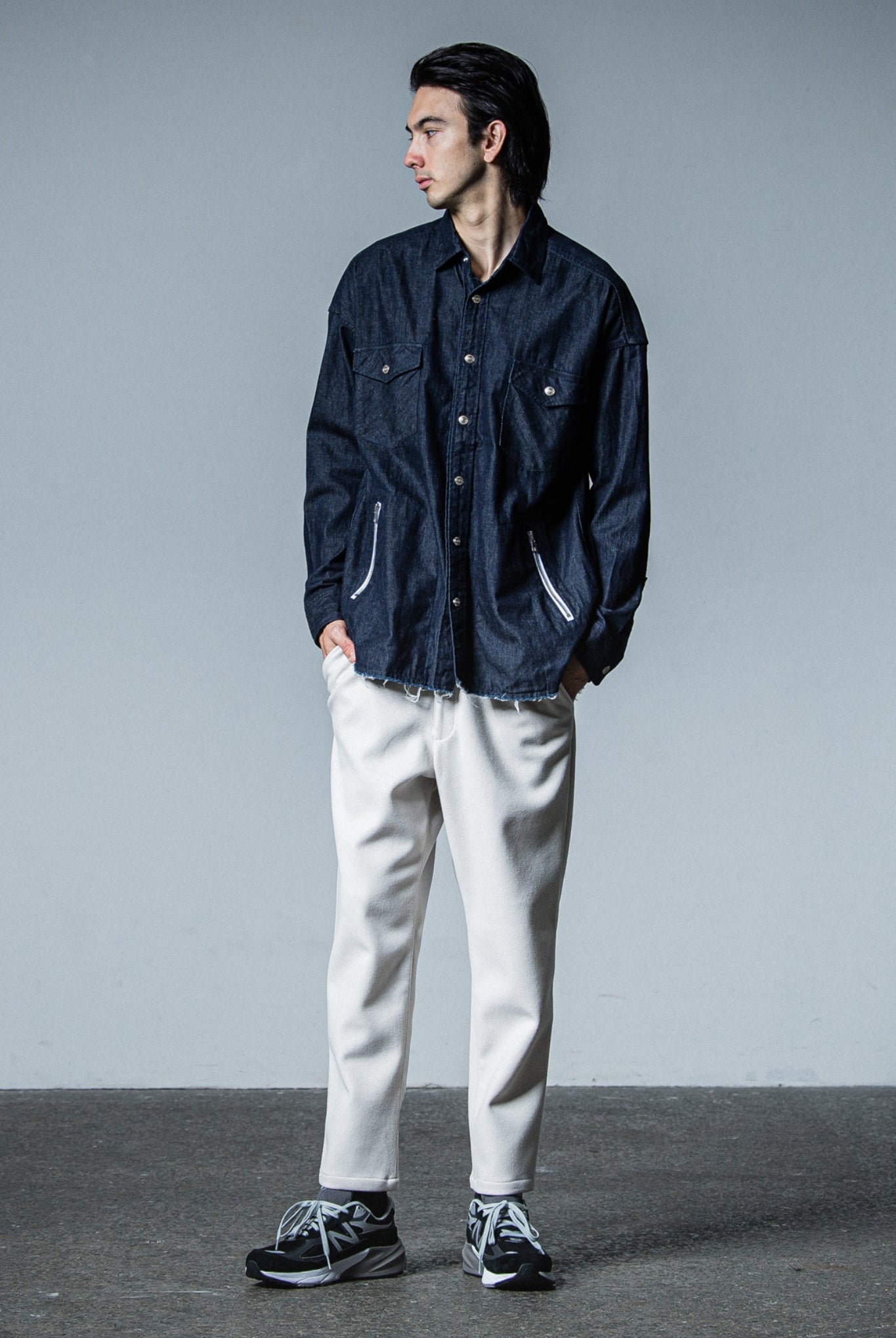 OVER DENIM shirts RC33-SH-002 デニム シャツ コットン100% / INDIGO ONE WASH