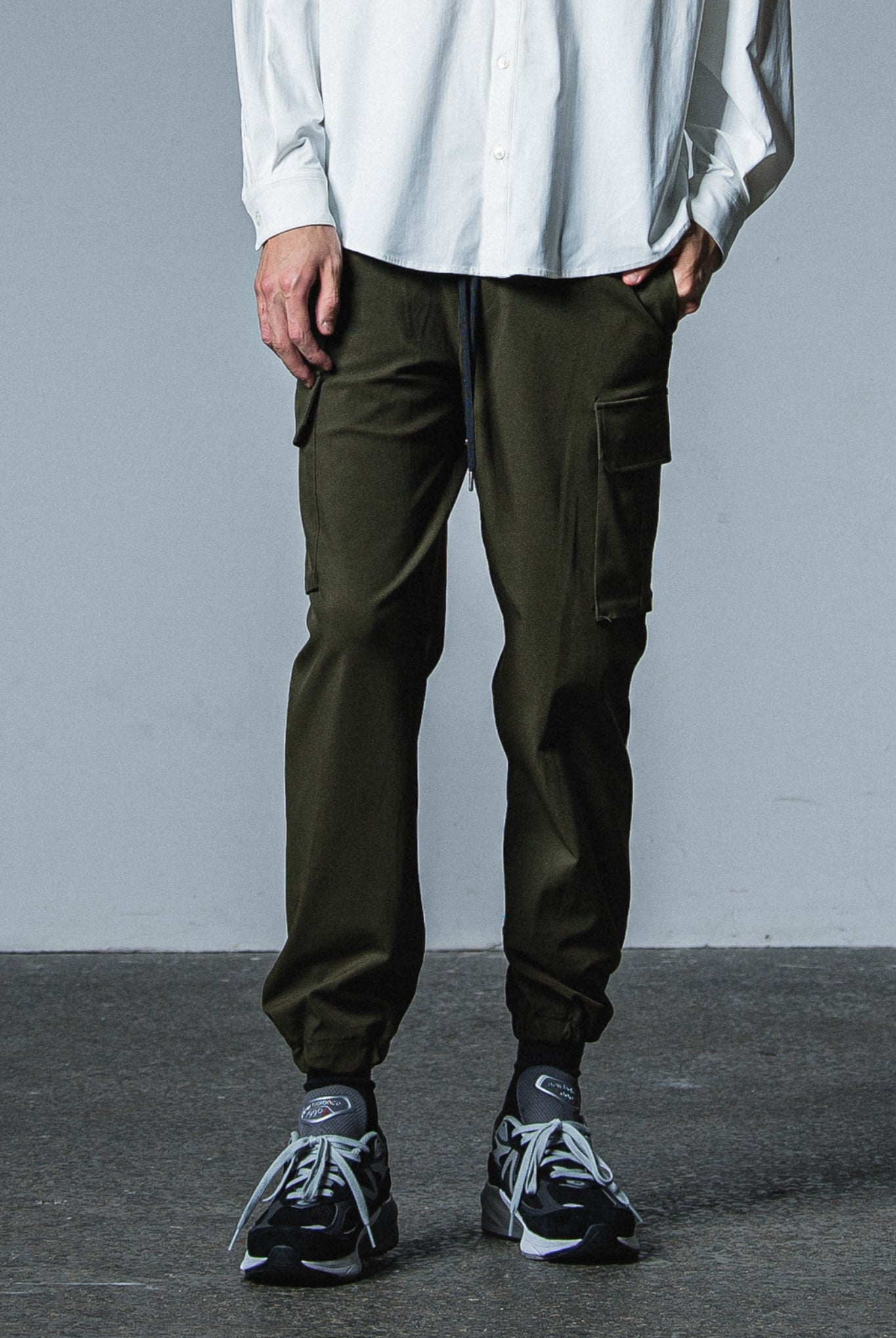 PT CARGO PANTS RC33-ST-035 SEMI LOOSE FIT ロングパンツ イージーカーゴ 速乾 / KHAKI