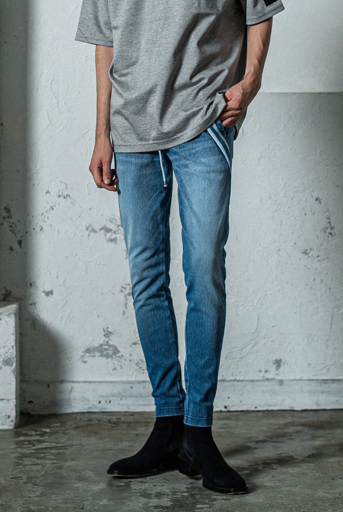 RESOUND CLOTHINGデニムテーパードパンツ3 RESOUND CLOTHING リサウンド クロージング | スキニーパンツ デニム