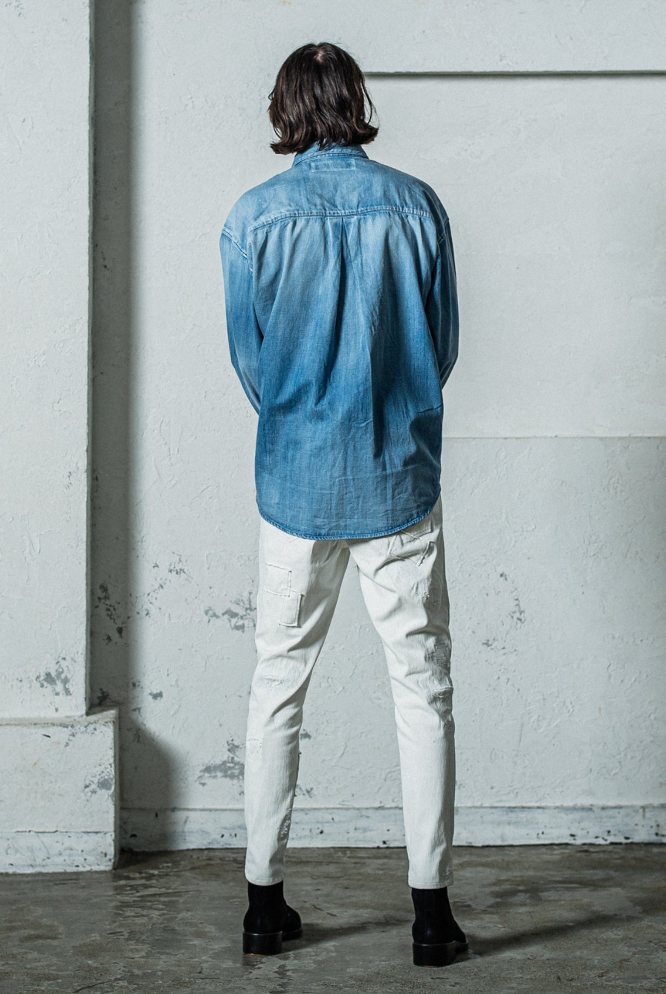 【ご予約受付中】MICK DENIM JERSEY RC35-ST-020 ジャージーンズ 定番 ストレッチ ゴムウエスト / WHREMAKE [全2色]