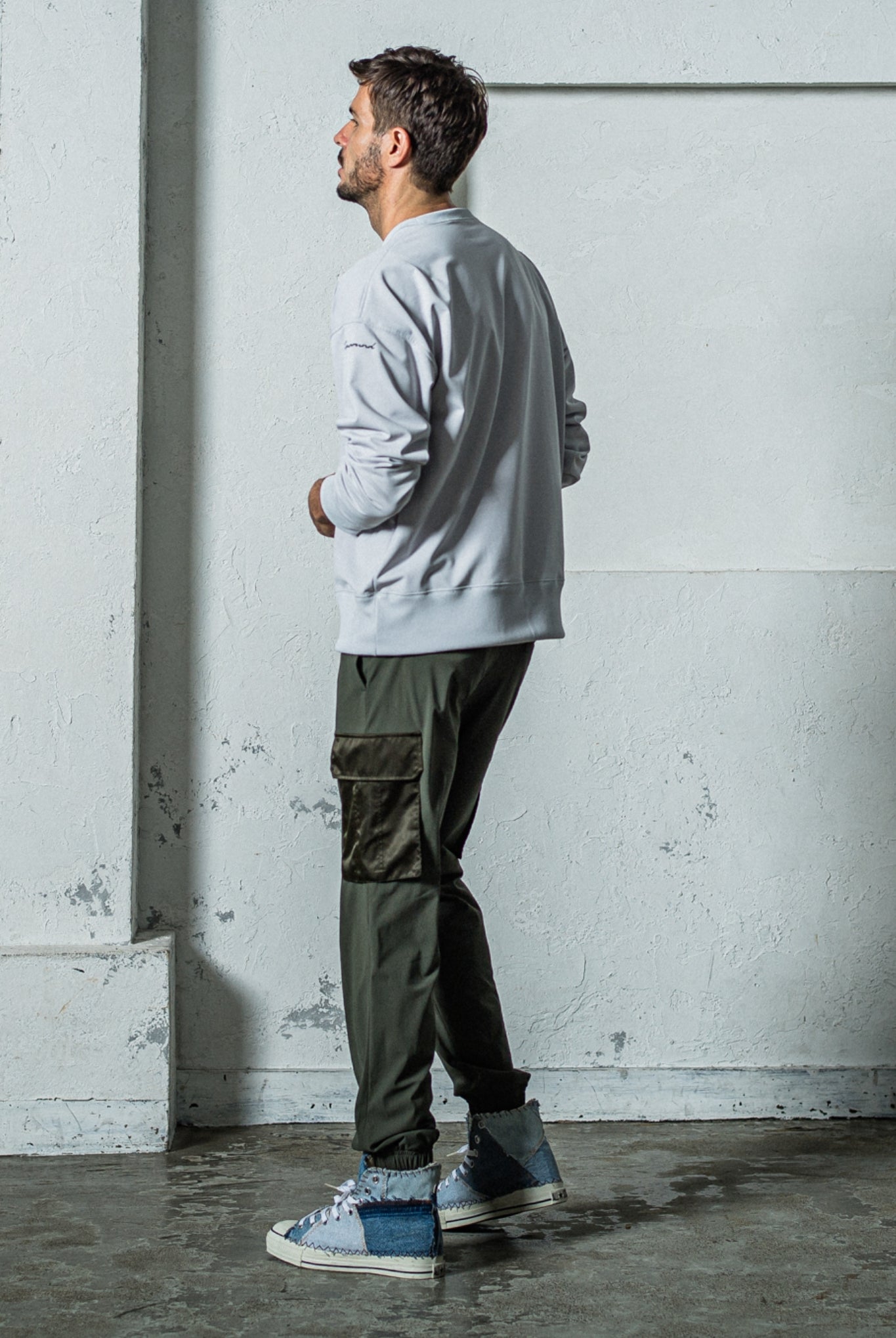 NY PT CARGO PANTS RC35-ST-035 イージーカーゴパンツ 軽量ナイロン 接触冷感 UVカット ストレッチ / KHAKI [全3色]