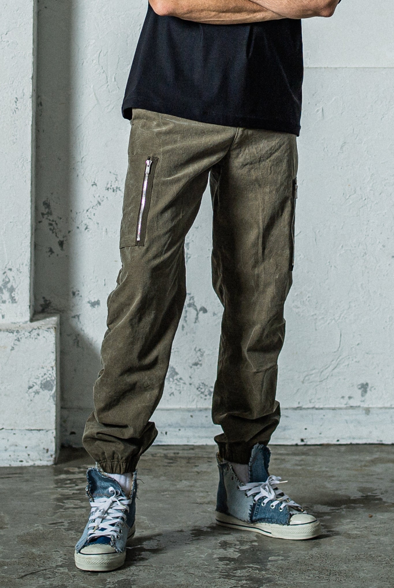 【ご予約受付中】DAVID CARGO PANTS RC35-ST-040 カーゴパンツ 経年変化 立体デザイン 美シルエット / VKHAKI [全2色]