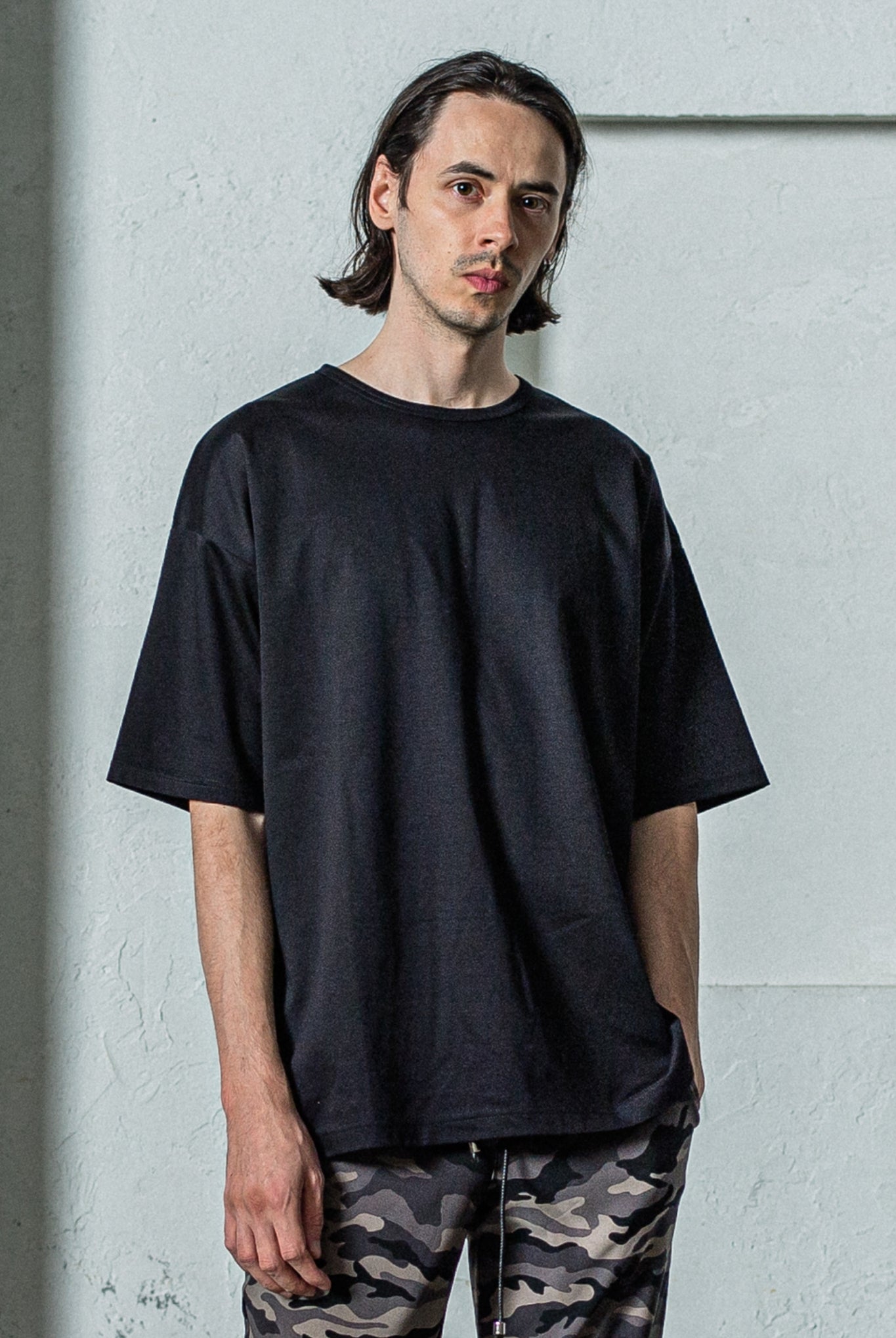 【ご予約受付中】Finest BASIC LOOSE T RC35-T-007 Tシャツ 最高級オーガニックコットン 光沢感 / BLACK [全2色]