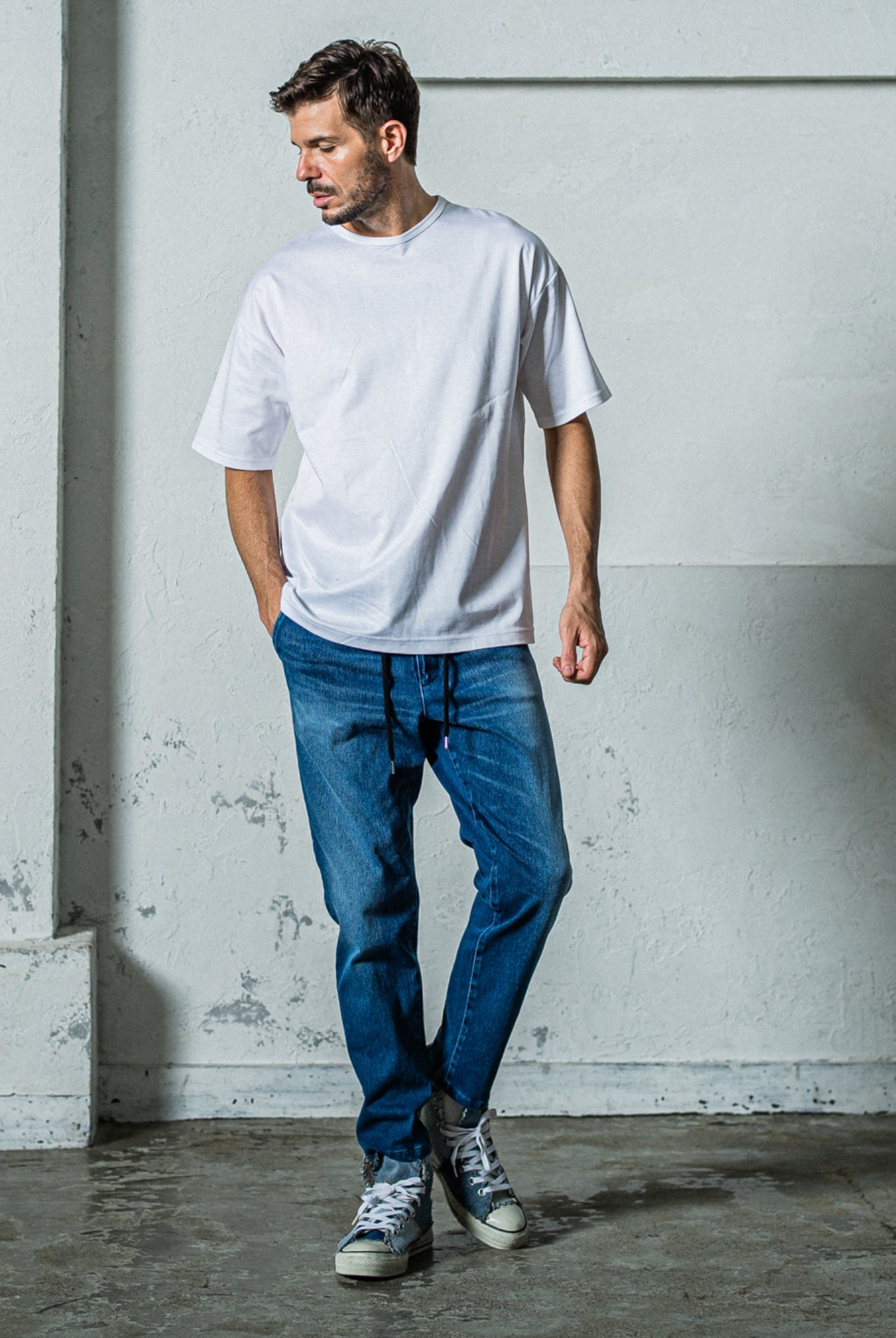 【ご予約受付中】Finest BASIC LOOSE T RC35-T-007 Tシャツ 最高級オーガニックコットン 光沢感 / WHITE [全2色]