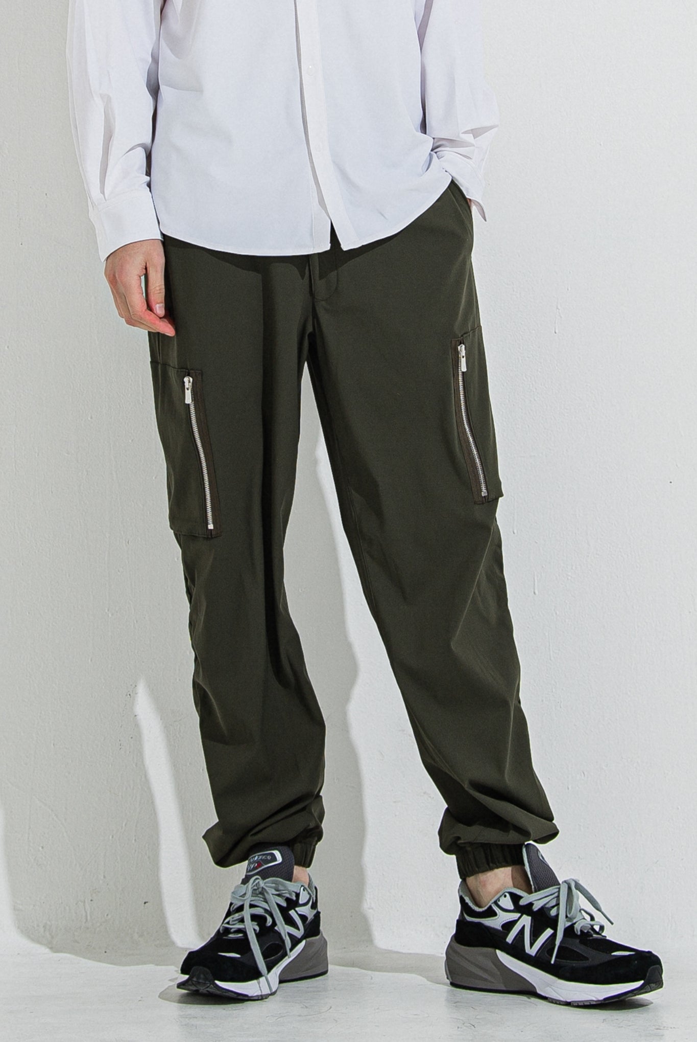 【ご予約受付中】DAVID NYLON CARGO PANTS RC36-ST-040 カーゴパンツ イージーパンツ 速乾性 ストレッチ / KHAKI