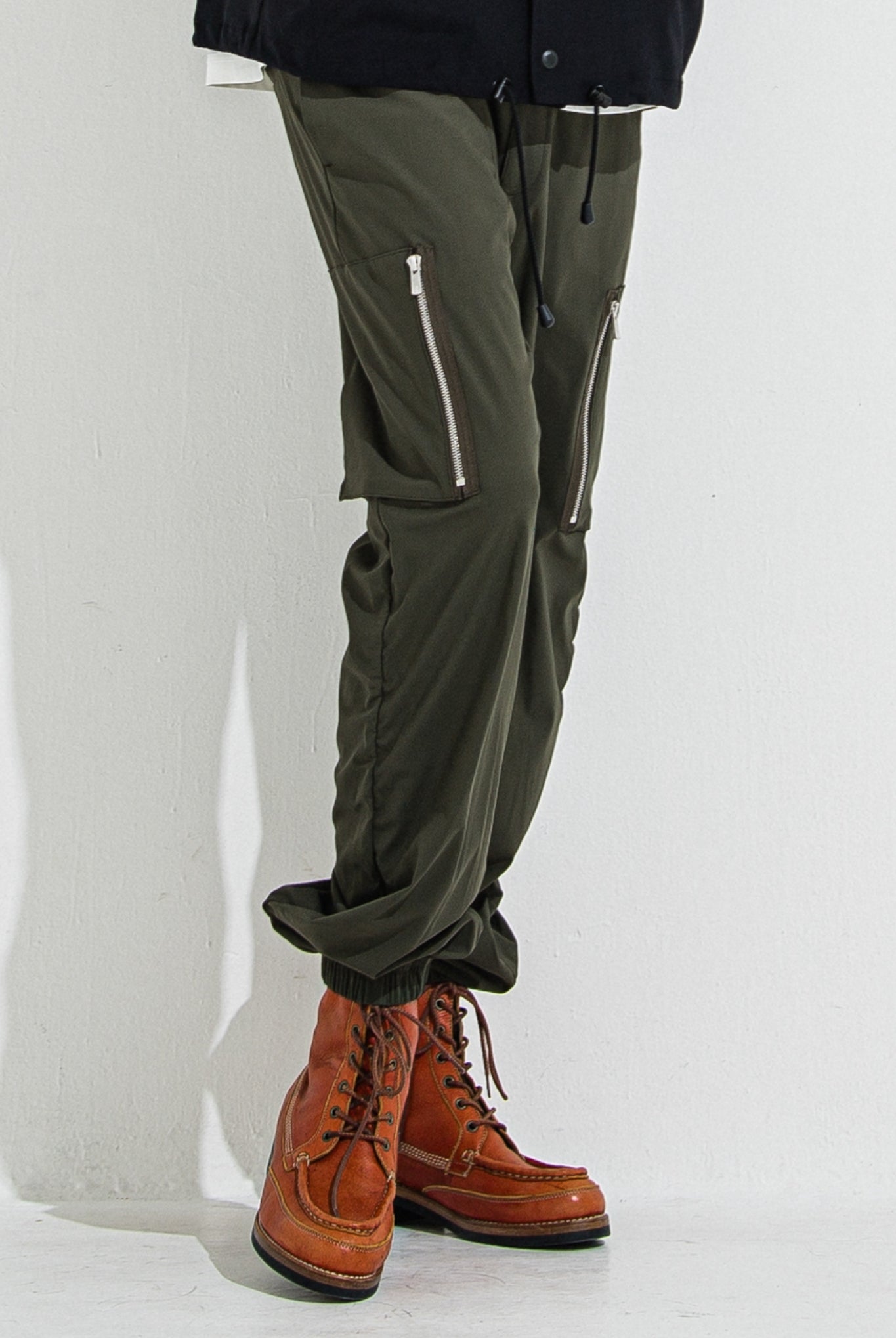 【ご予約受付中】DAVID NYLON CARGO PANTS RC36-ST-040 カーゴパンツ イージーパンツ 速乾性 ストレッチ / KHAKI