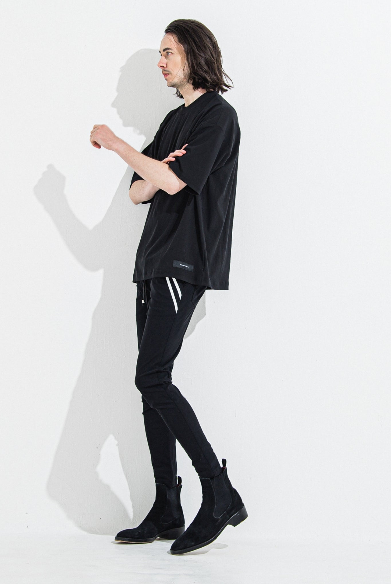 【ご予約受付中】OX JERSEY OVER TEE RC36-T-005 Tシャツ オーバーサイズ ストレッチ / BLACK