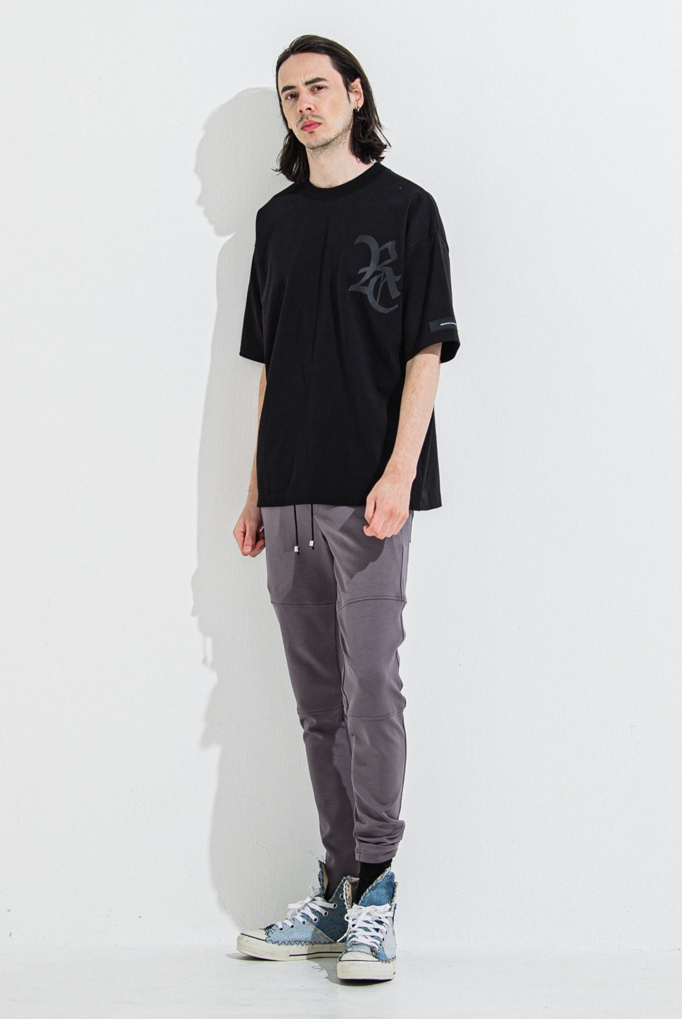 【ご予約受付中】RC OVER TEE RC36-T-006 Tシャツ コットン100% オーバーサイズ 蒸れにくい / BKBK