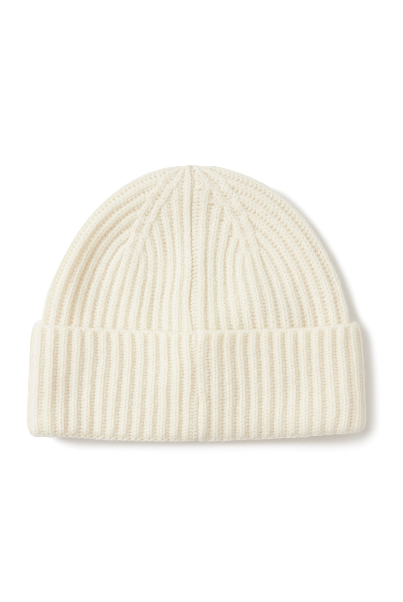 WOOL CASHMERE CAP MSEA24A0286-U ニットキャップ ビーニー カシミア ユニセックス / IVORY