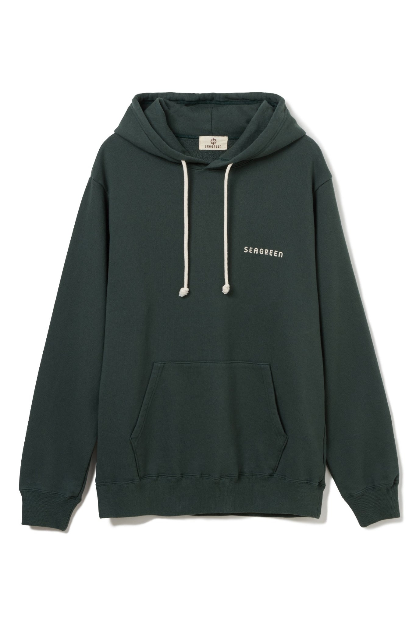 REGULAR FIT HOODIE MSEA24A8323-M フーディー スウェットパーカー オーガニックコットン 100% 裏毛 オールシーズン セットアップ 日本製 / D.GREEN