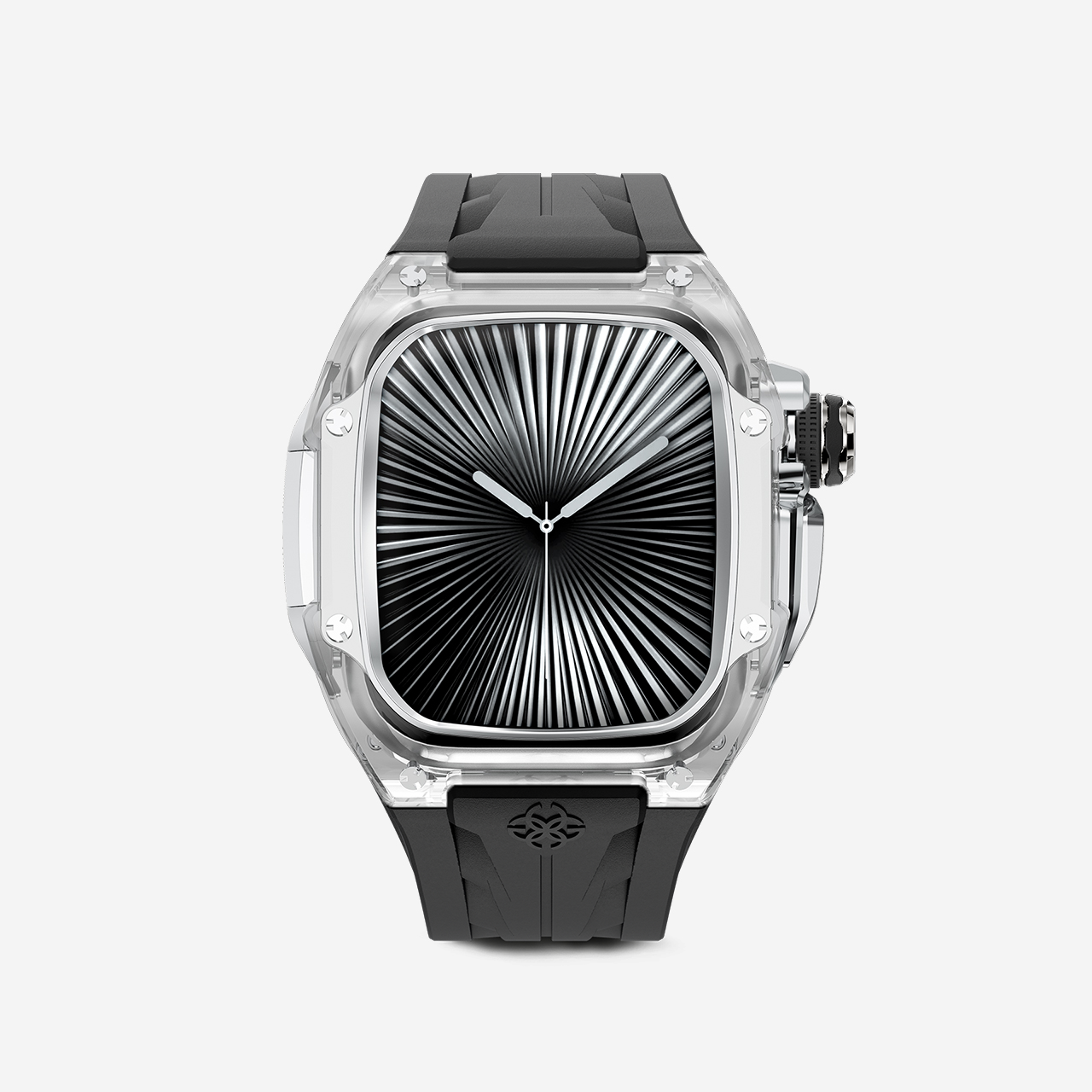 GOLDEN CONCEPT ゴールデンコンセプト Apple Watch Case / RSTRIII46 - CRYSTAL STEEL - BLACK ブラック