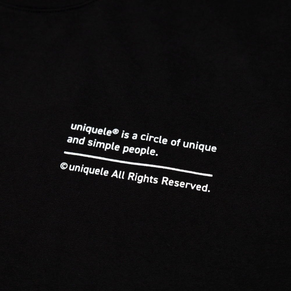CREW NECK T-SHIRT クルーネック Tシャツ ST2001 BLACK ブラック