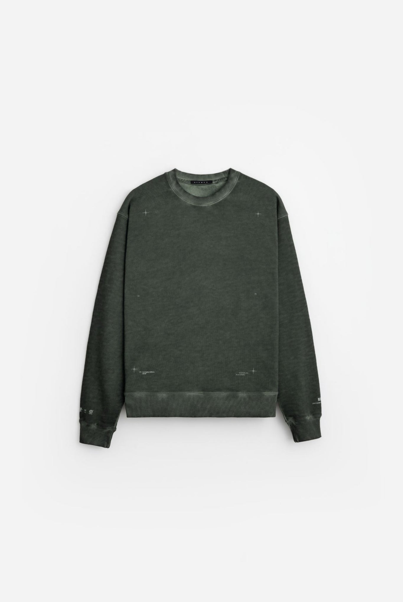 Sandlands Crewneck Oil Washed SLA-M3538SW スウェット / pine