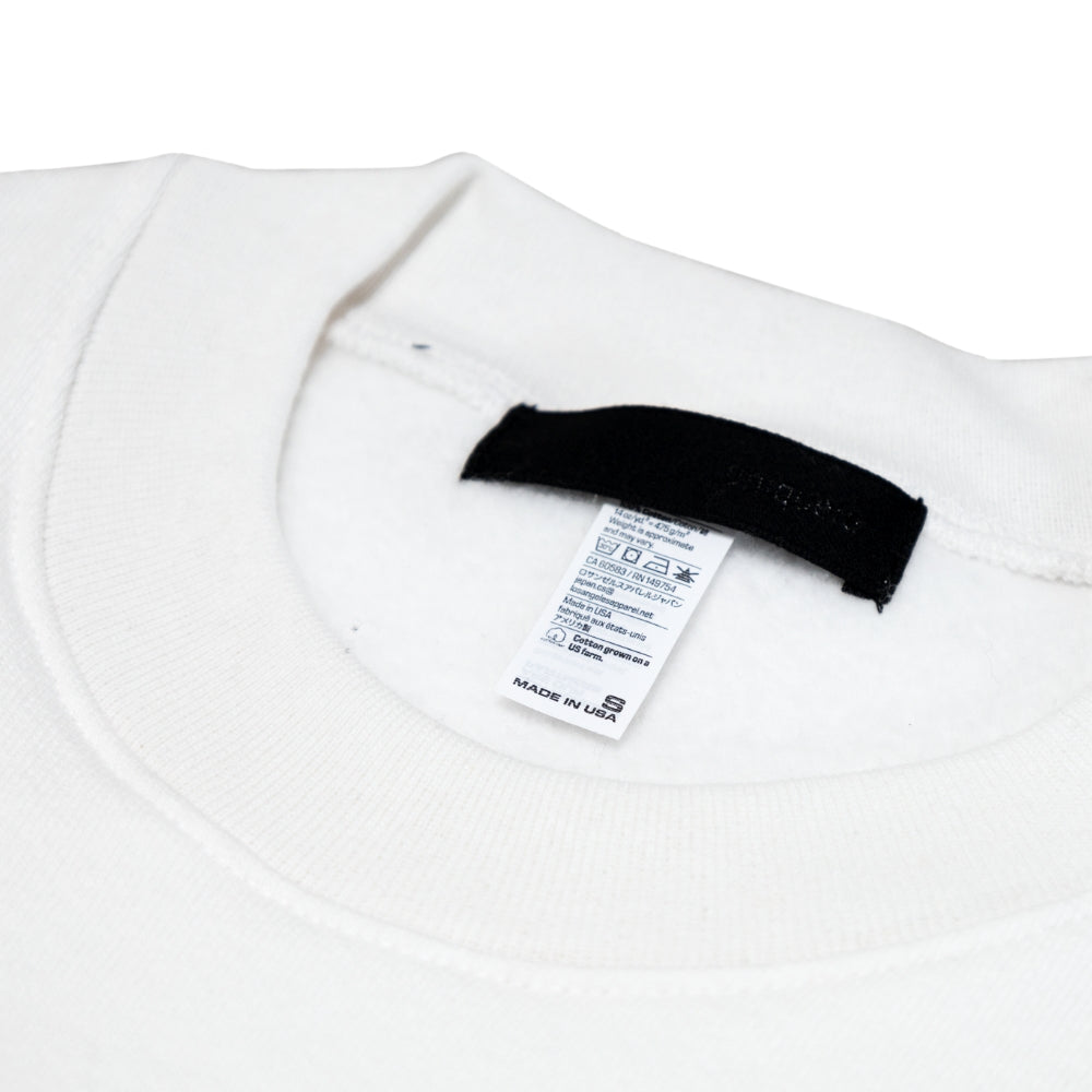 uniquele　HEAVY FLEECE CREWNECK SWEAT クルーネック スウェット SW2001 WHITE ホワイト