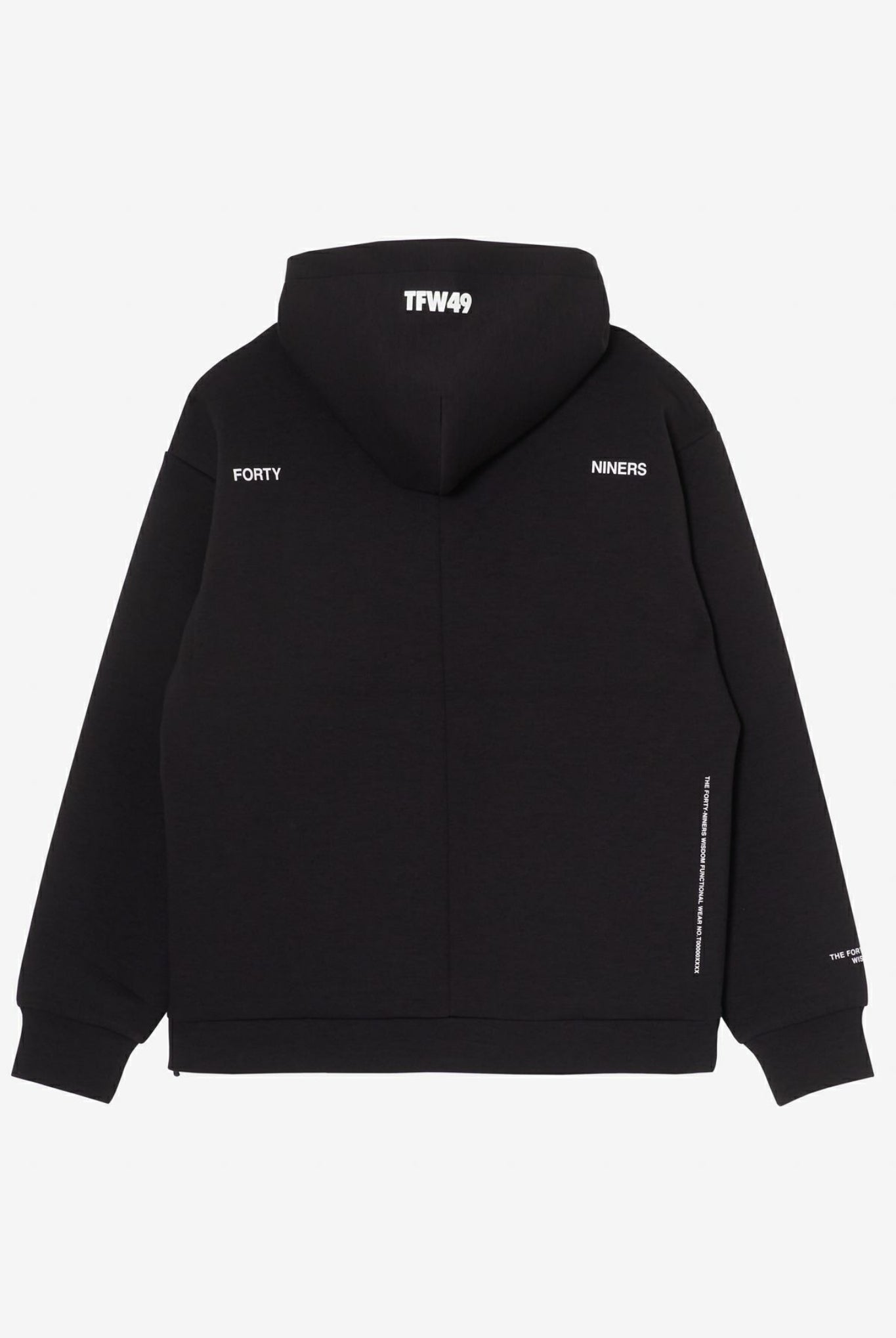 CARDBOARD MATERIAL HOODIE T102420020 フーディー ストレッチ ダンボールニット 軽量 ユニセックス / BLACK