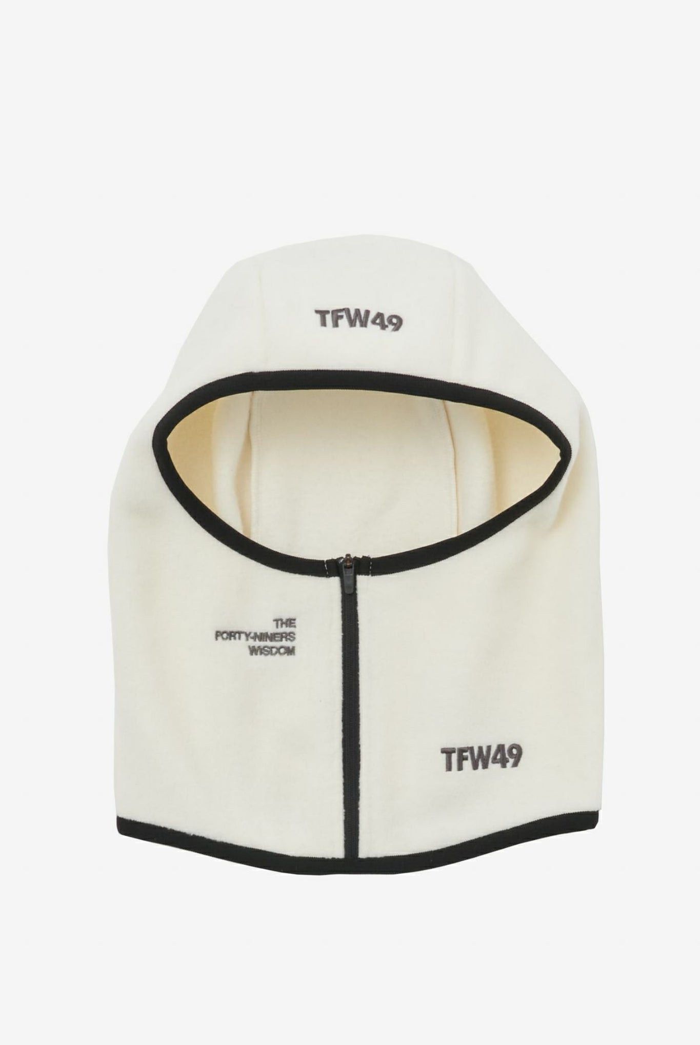 FLEECE HOODED NECK WARMER T132420004 ネックウォーマー フリース 保温性 軽量 / WHITE