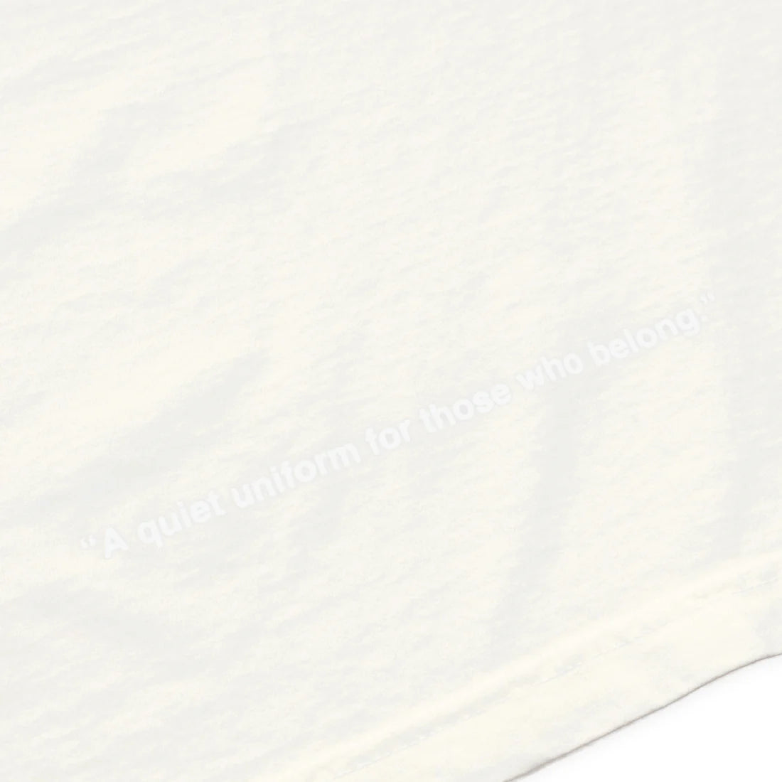 uniquele CREW NECK T-SHIRT ST2002 OFF WHITE