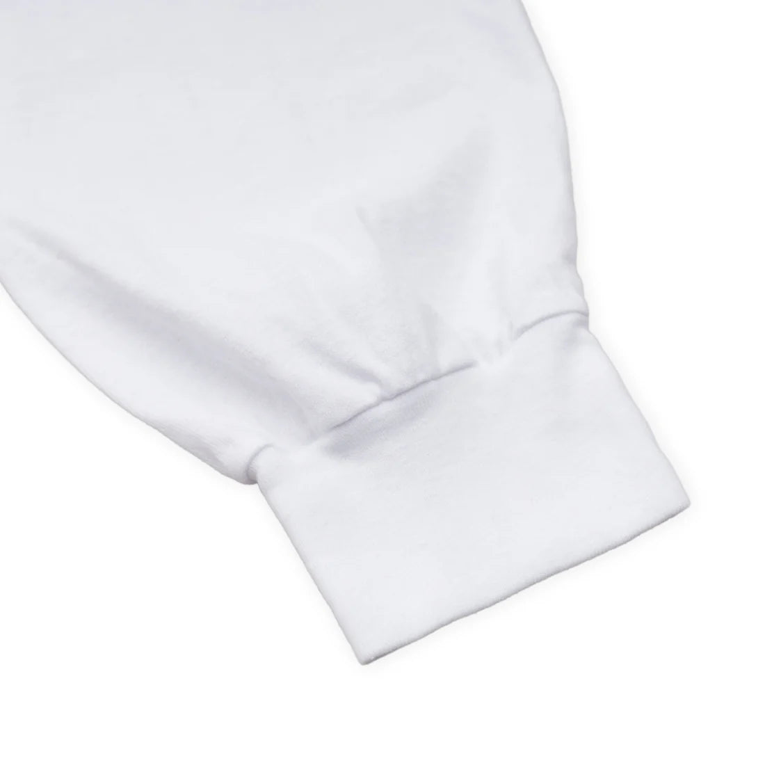 uniquele LONG SLEEVE CREW NECK T-SHIRT LS2003 WHITE / BLACK
