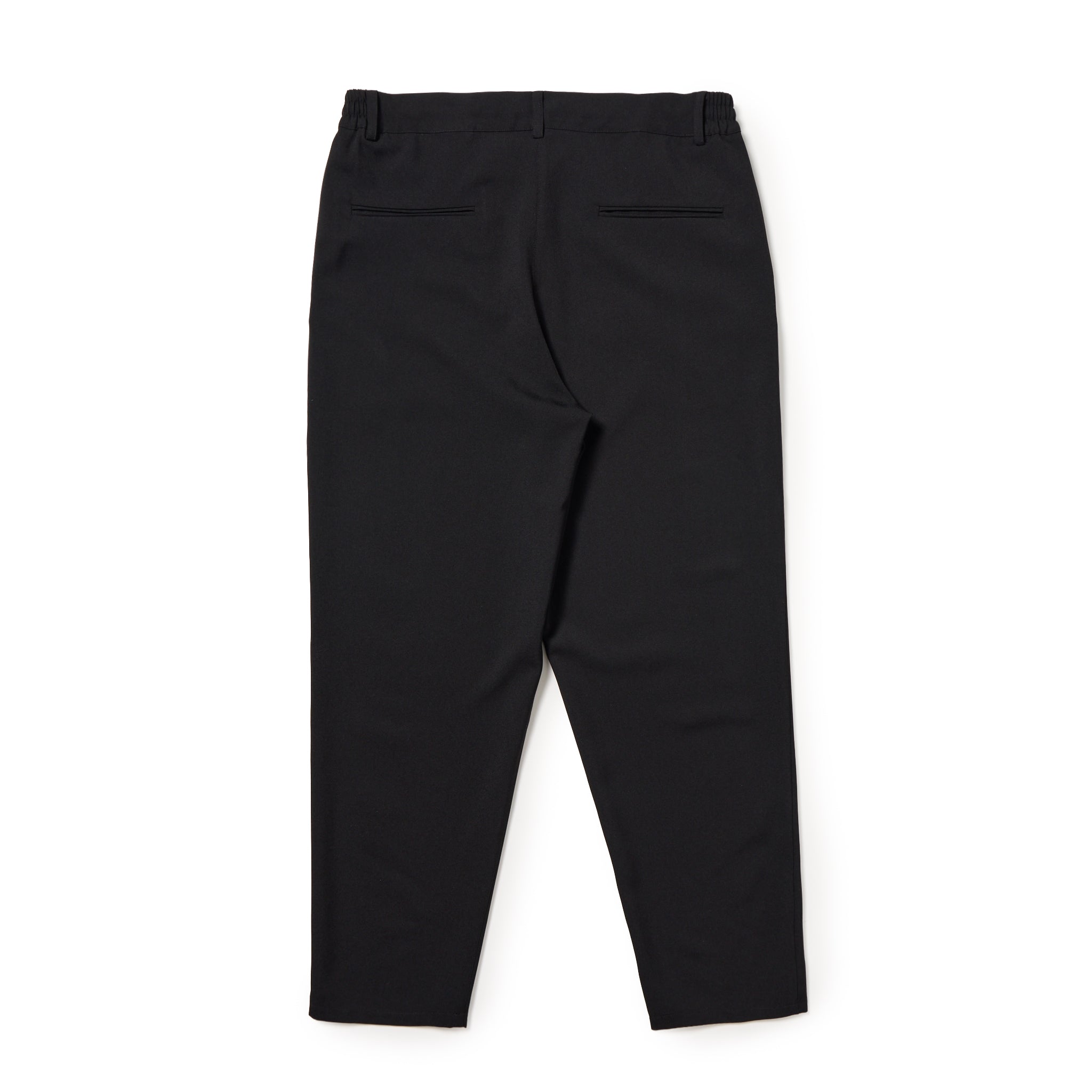 wide tapered pants black PT1001