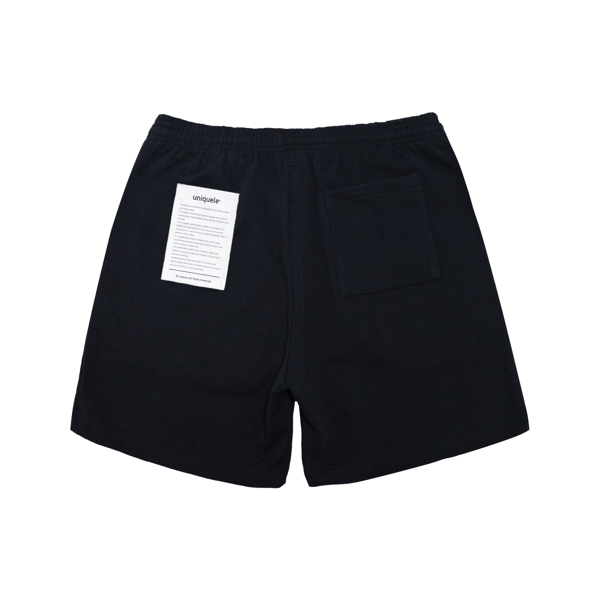 uniquele　HEAVY FLEECE SWEAT SHORT スウェット ショートパンツ ショーツ SP2001 BLACK ブラック