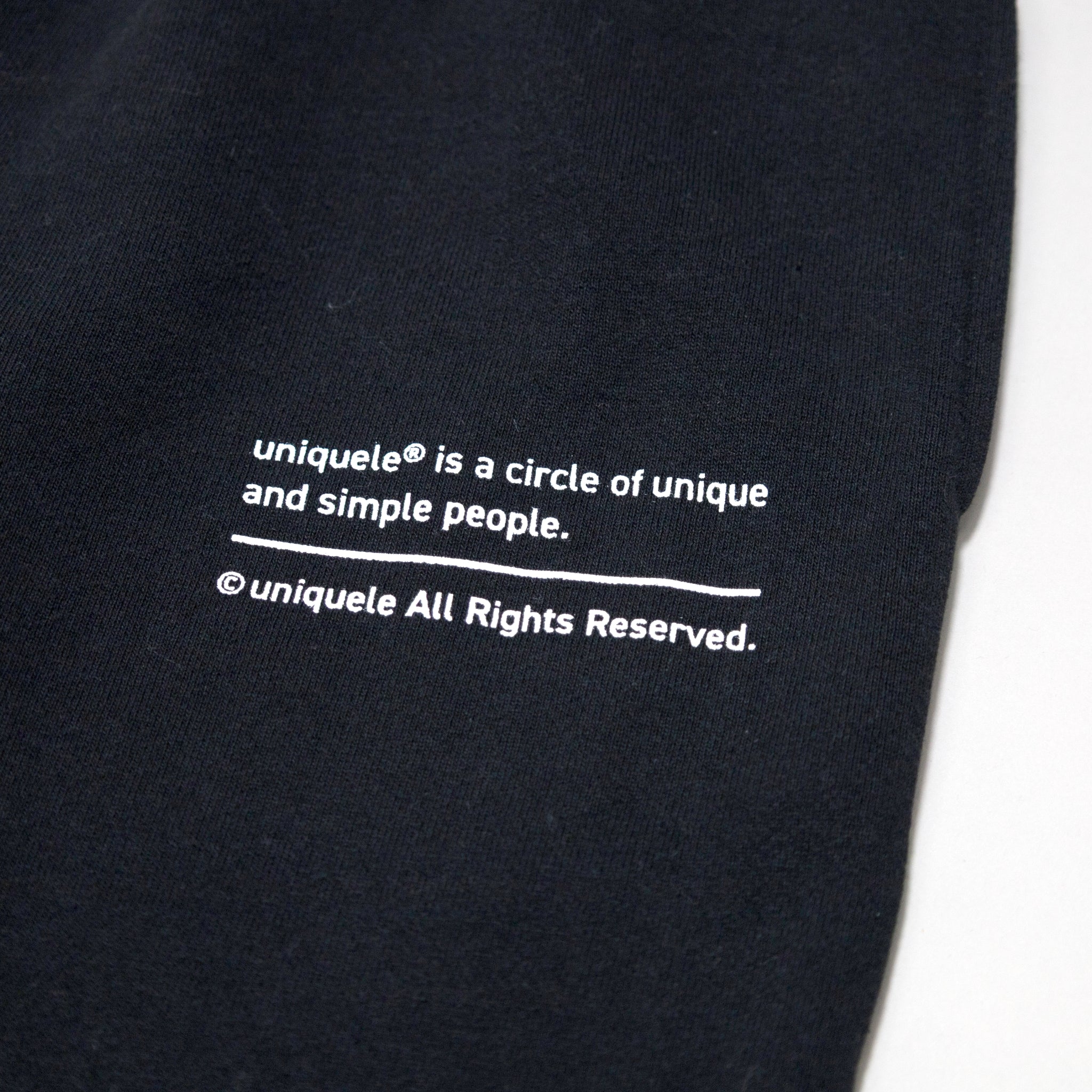 uniquele　HEAVY FLEECE SWEAT SHORT スウェット ショートパンツ ショーツ SP2001 BLACK ブラック