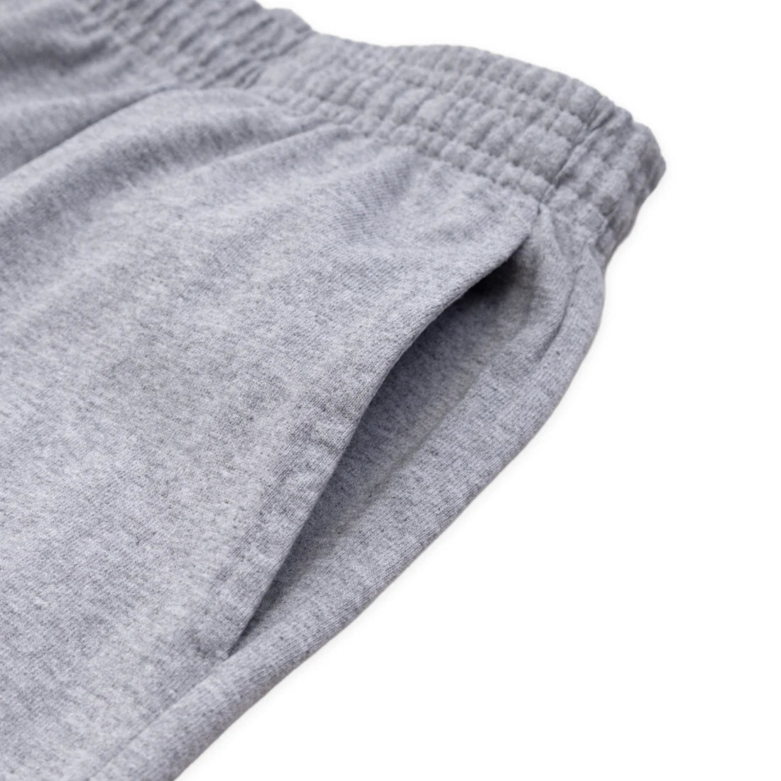 uniquele HEAVY JERSEY SWEAT SHORT SP2002 ASH GREY / WHITE
