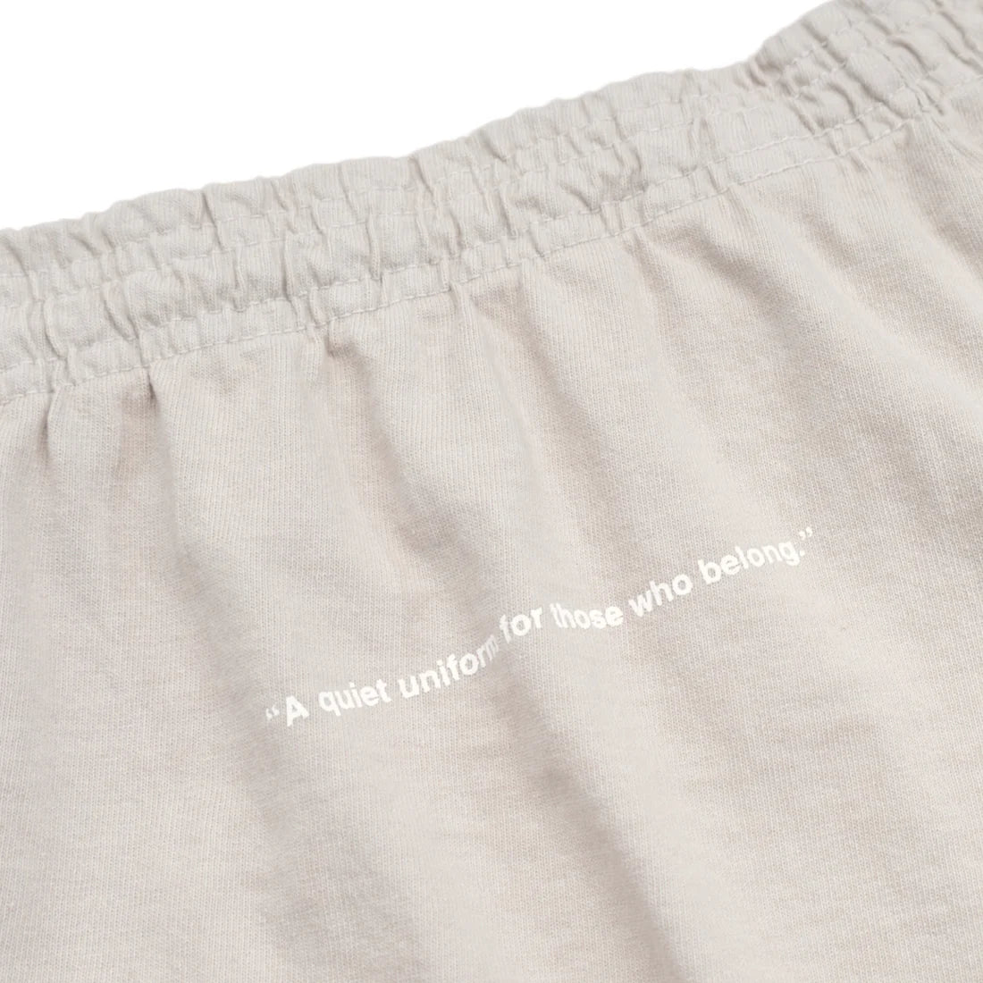 uniquele HEAVY JERSEY SWEAT SHORT SP2002 BEIGE