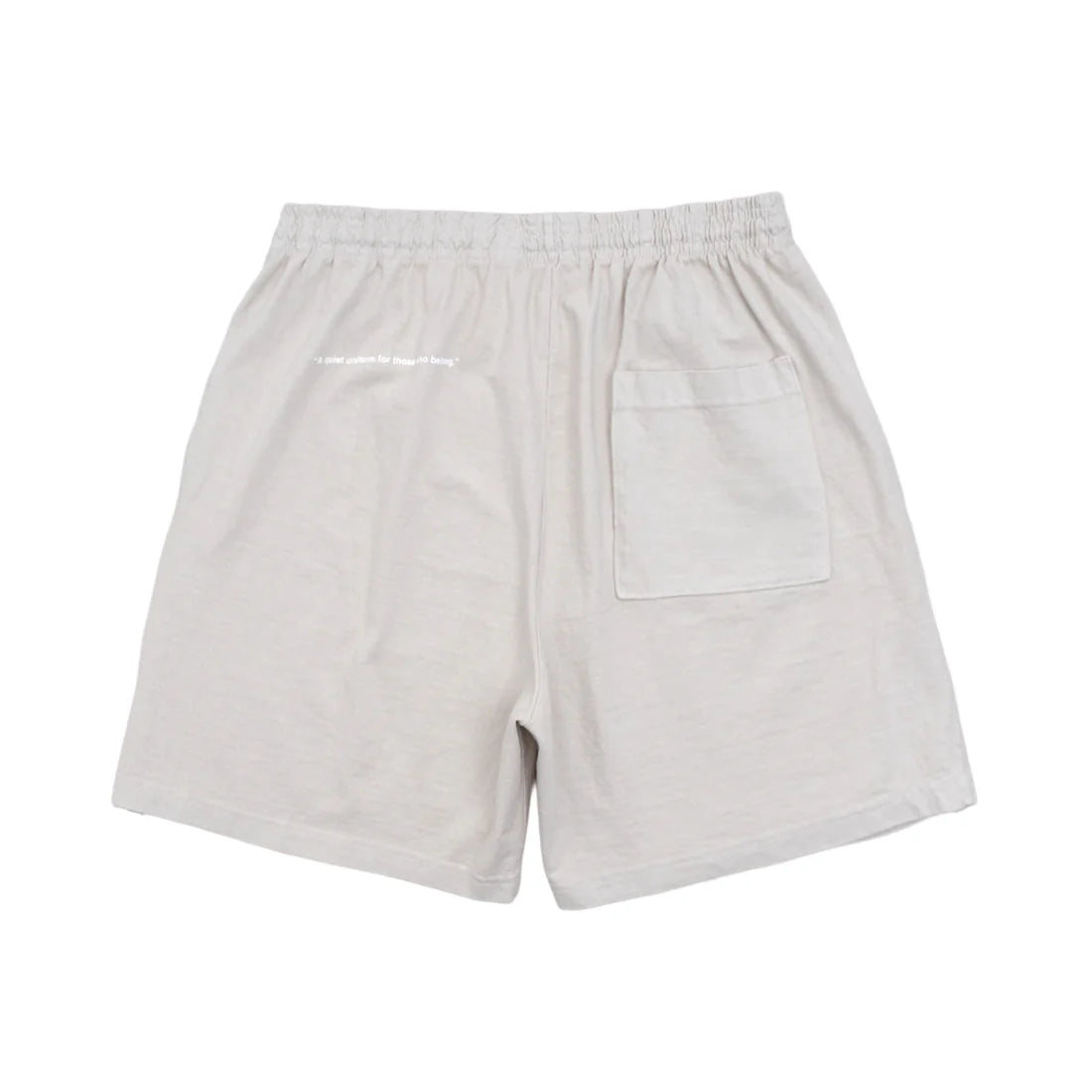 uniquele HEAVY JERSEY SWEAT SHORT SP2002 CEMENT