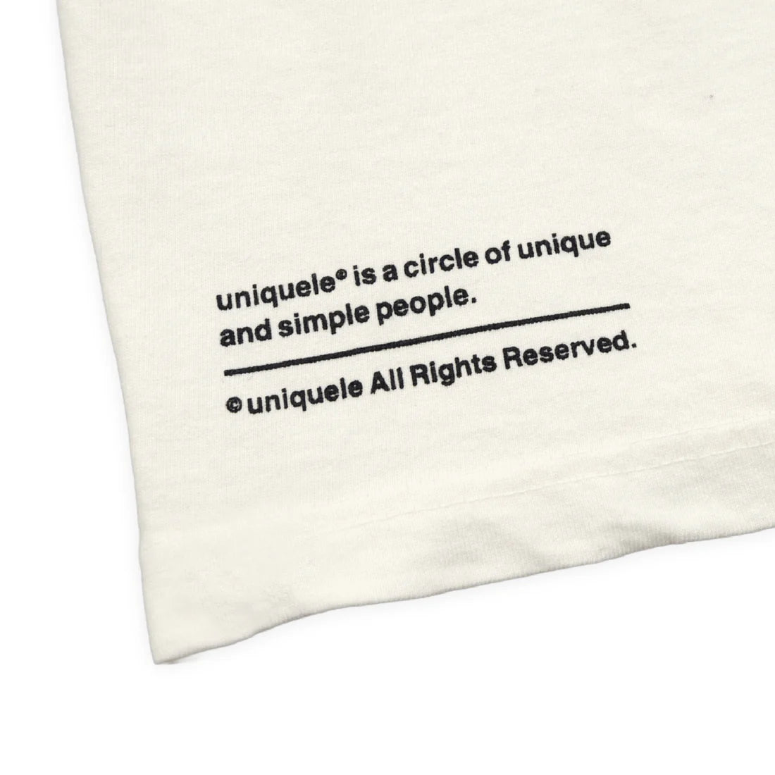 uniquele HEAVY JERSEY SWEAT SHORT SP2002 OFF WHITE / BLACK