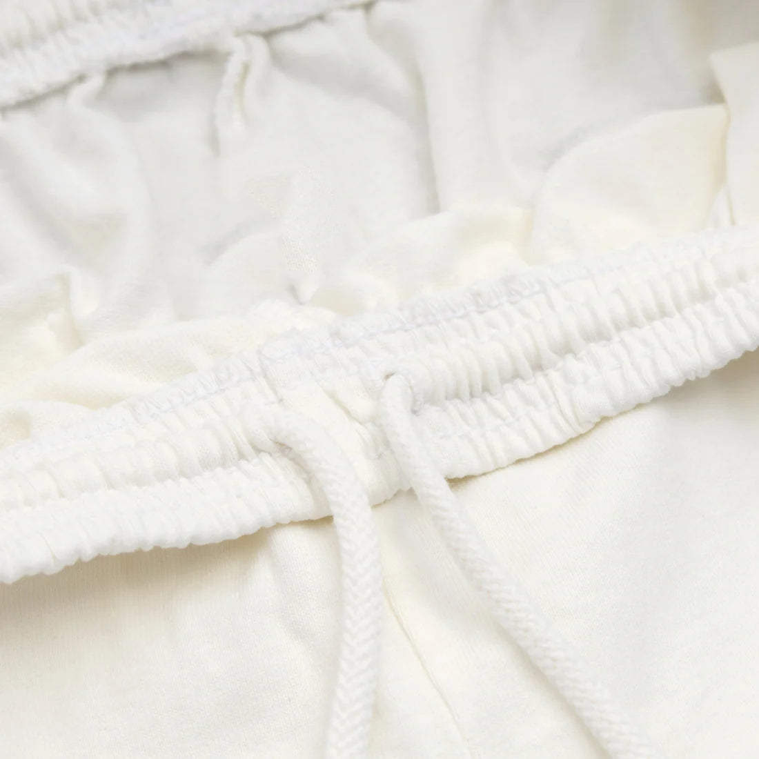 uniquele HEAVY JERSEY SWEAT SHORT SP2002 OFF WHITE / BLACK