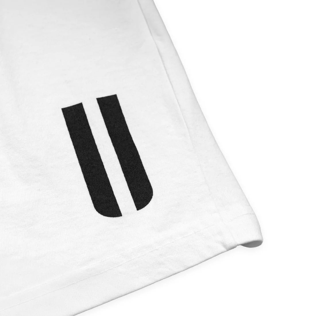 uniquele HEAVY JERSEY SWEAT SHORT SP2002 WHITE / BLACK