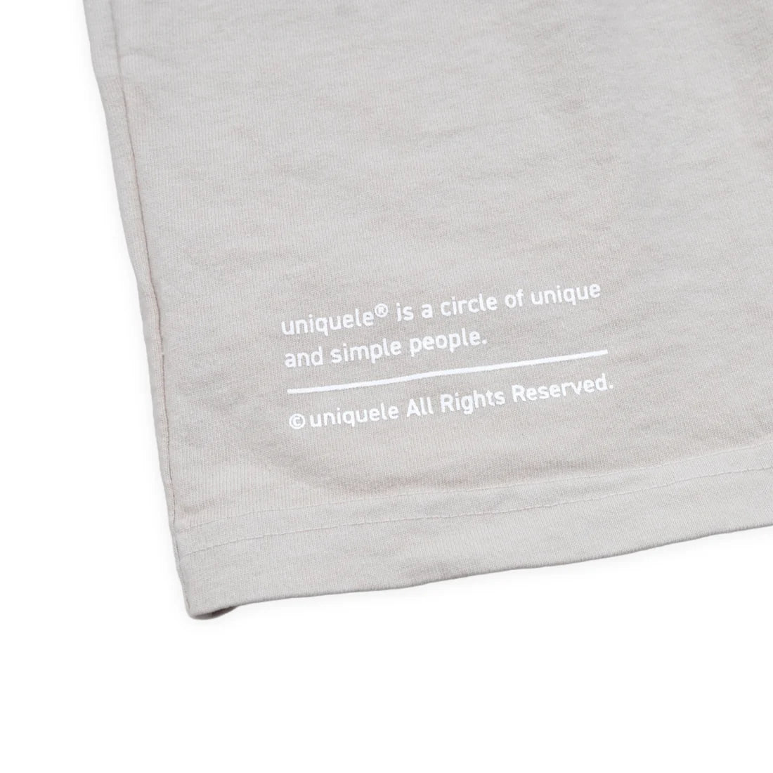 uniquele HEAVY JERSEY SWEAT SHORT SP2003 BEIGE