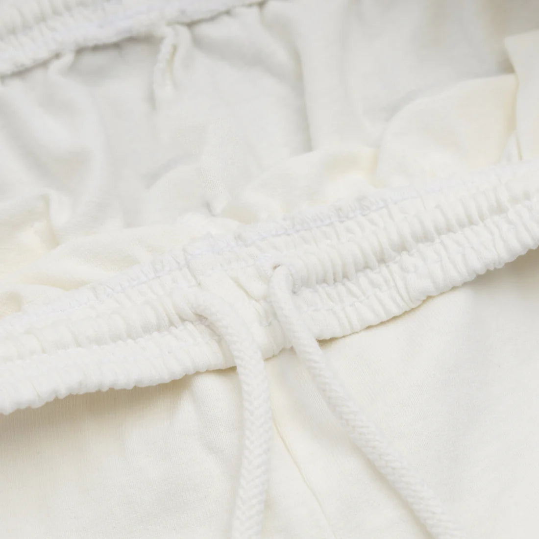 uniquele HEAVY JERSEY SWEAT SHORT SP2003 OFF WHITE / BLACK