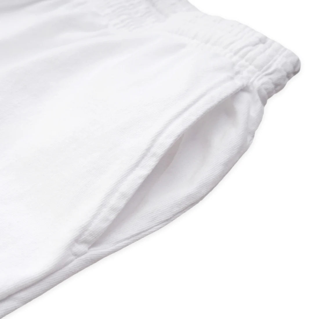 uniquele HEAVY JERSEY SWEAT SHORT SP2003 WHITE / BLACK
