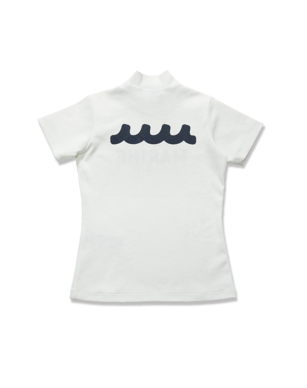 ポップコーンニット モックネックシャツ  (WOMAN) WHITE