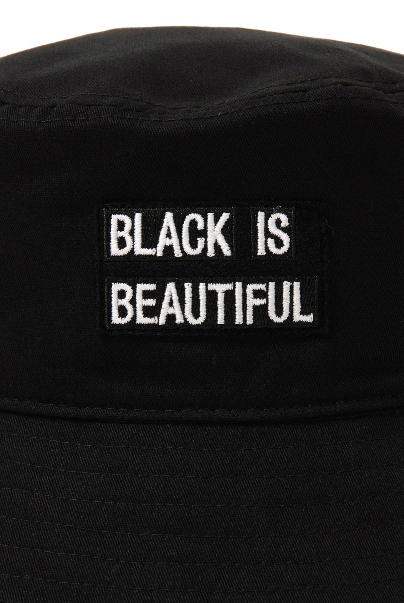 BOX LOGO BUCKET HAT B085 バケットハット コットン 100%  / BLACK