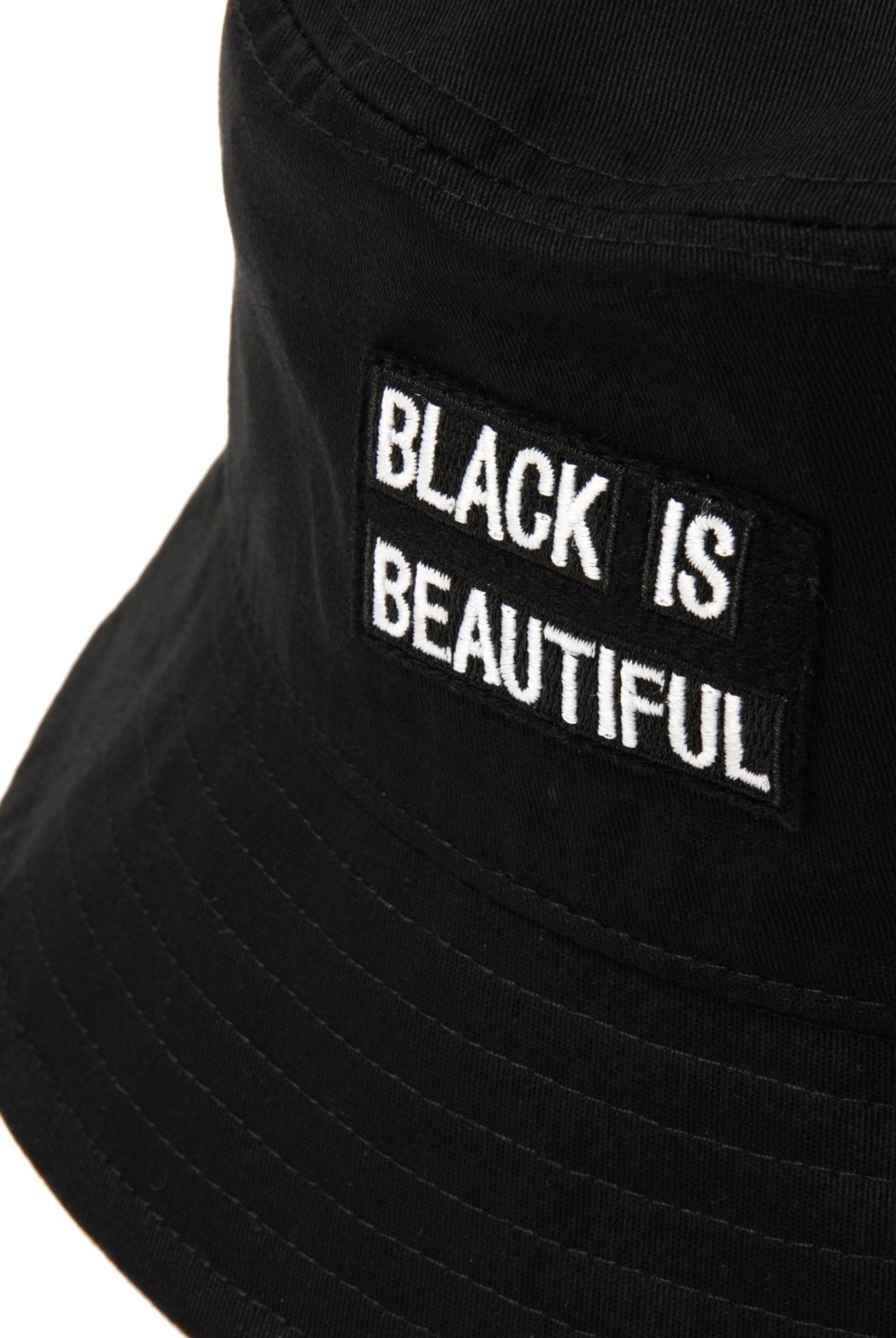 BOX LOGO BUCKET HAT B085 バケットハット コットン 100%  / BLACK