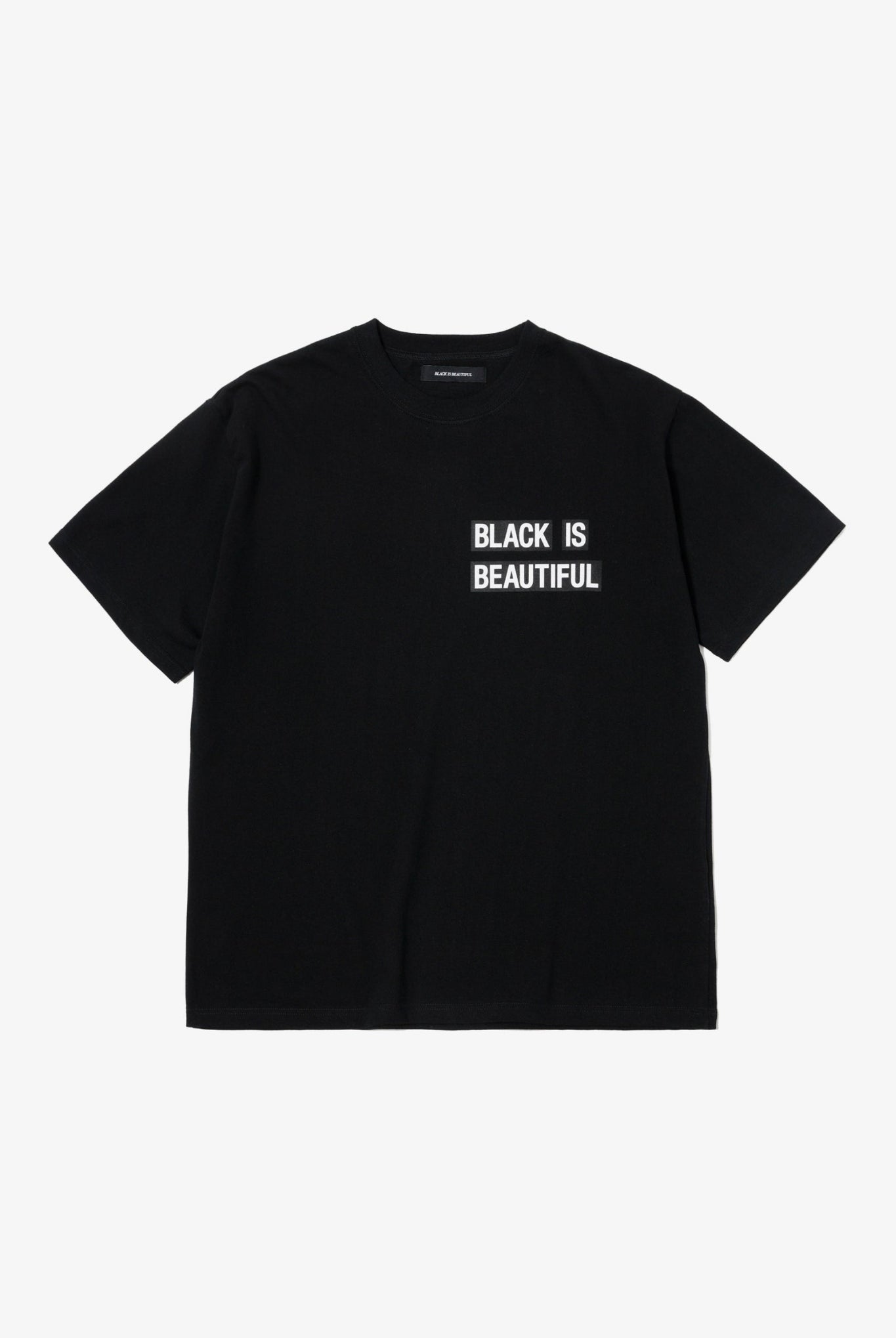 BOX LOGO TEE TURITEN TEE B112 B113 Tシャツ コットン 100% 日本製 吊り天竺 7.5オンス / BLACK